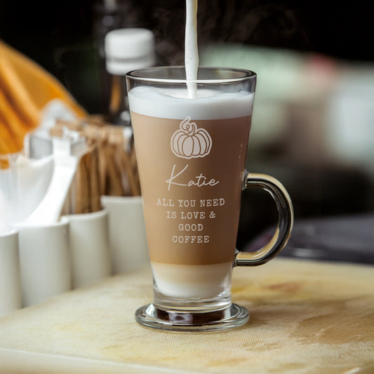 PUMPKIN LATTE GLASS