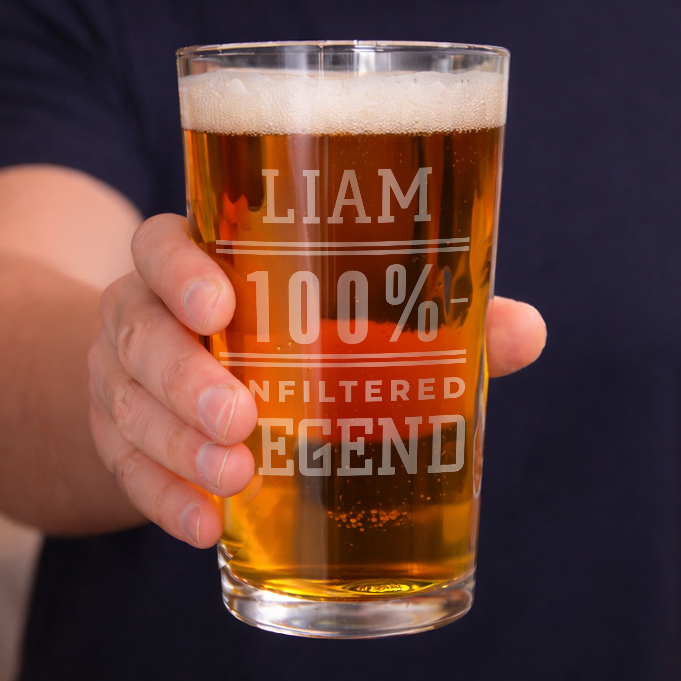 UNFILTERED LEGEND PINT GLASS