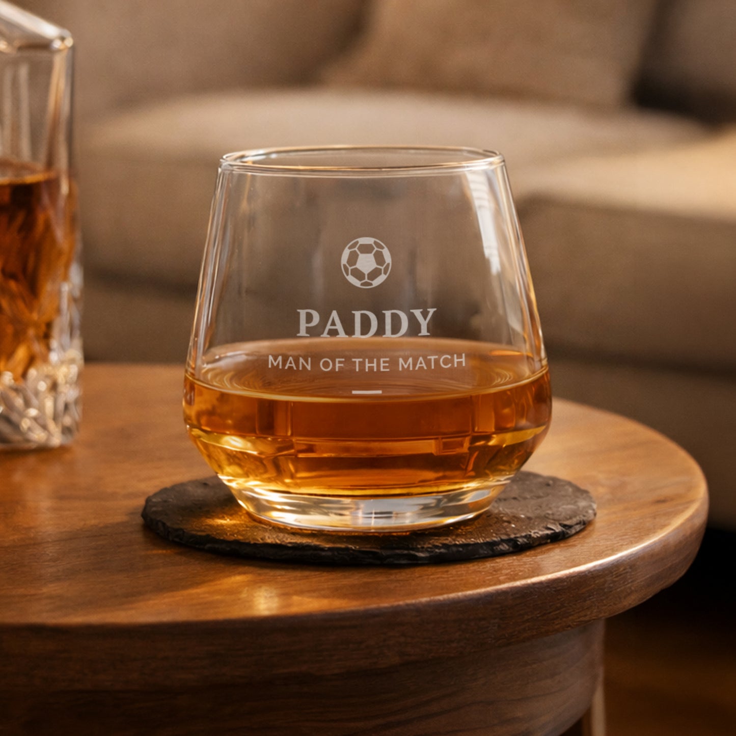 PERSONALISED FOOTBALL TUMBLER