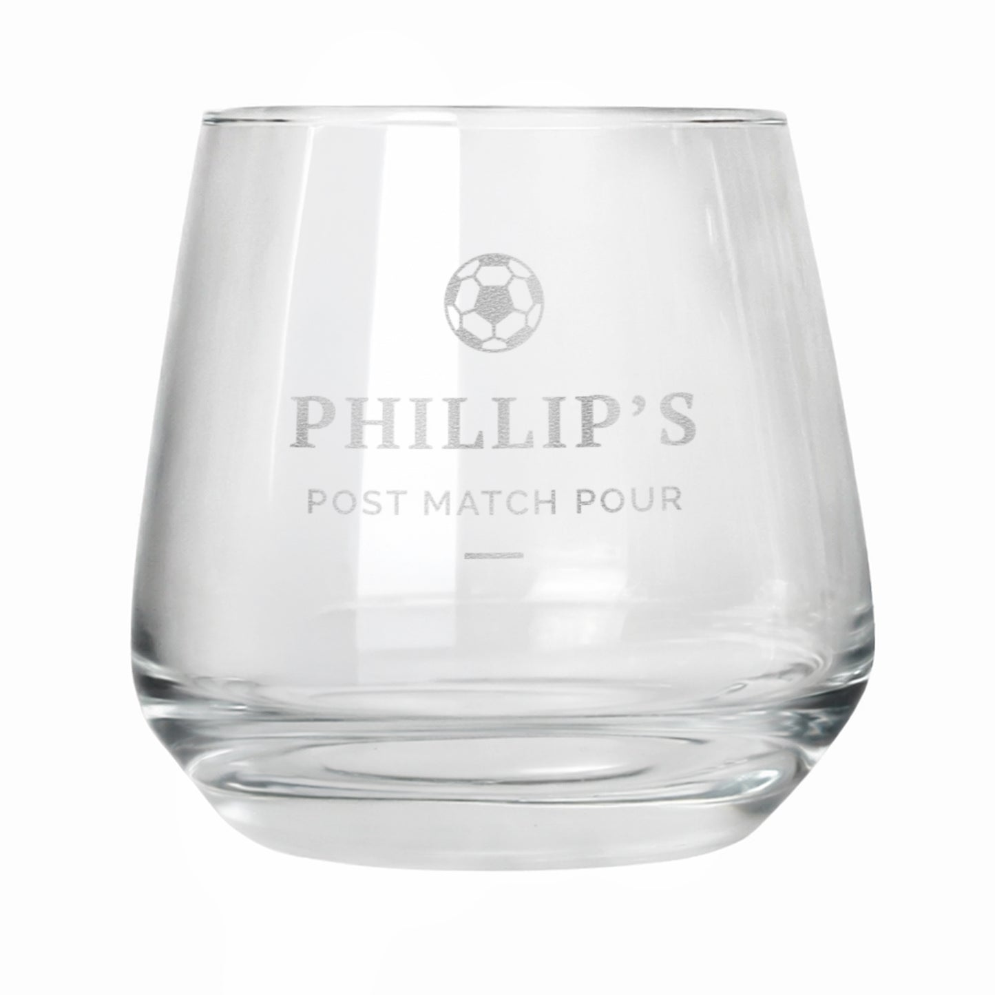 PERSONALISED FOOTBALL TUMBLER