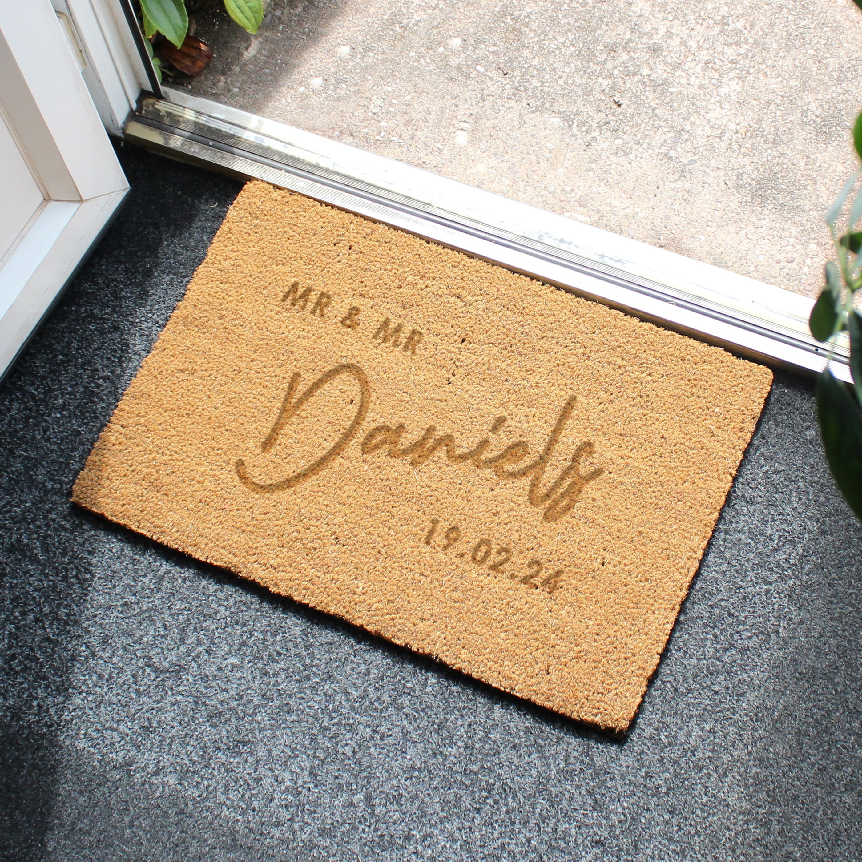 MR & MRS HOME DOORMAT