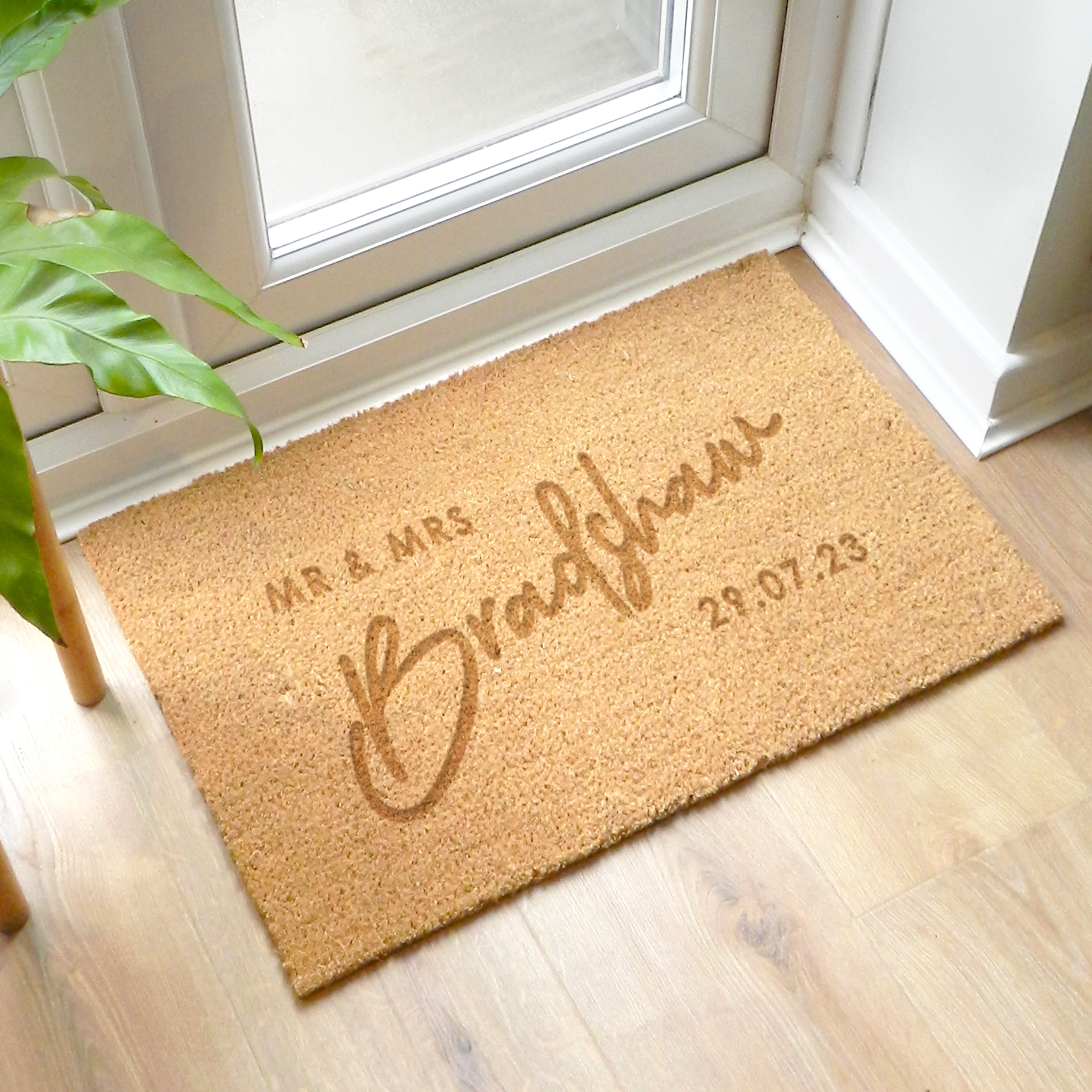 MR & MRS HOME DOORMAT