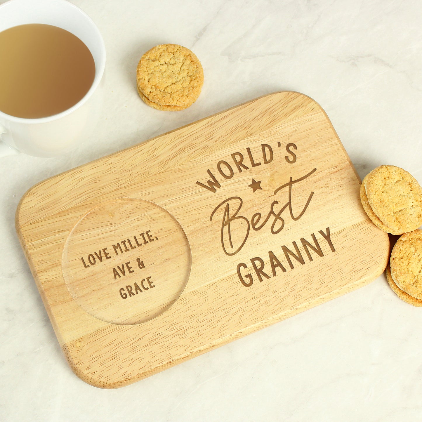 WORLD'S BEST COASTER TRAY