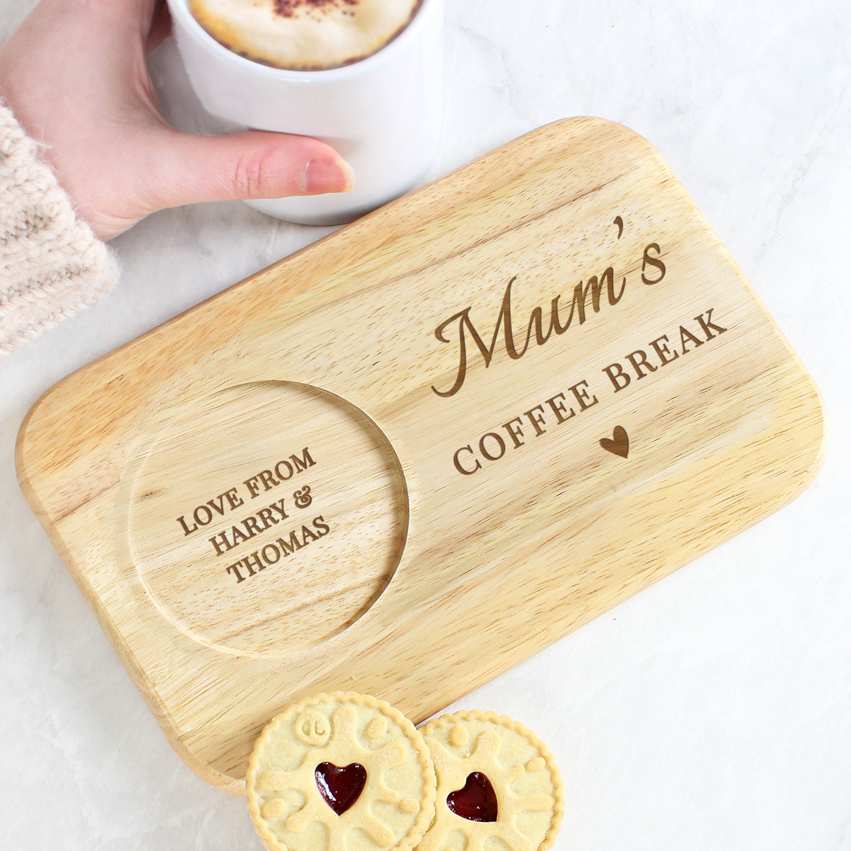 PERSONALISED COASTER TRAY