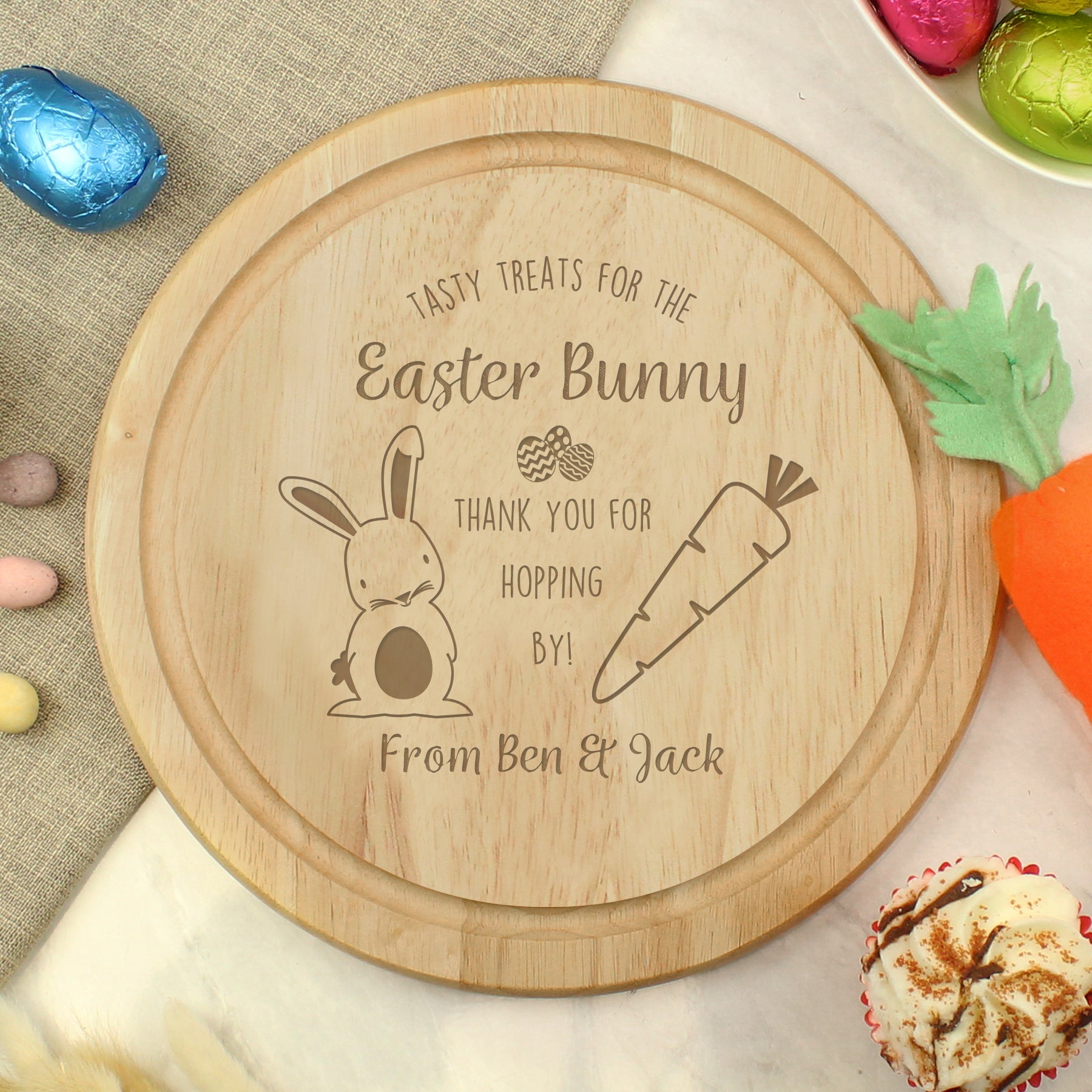 EASTER BUNNY TREAT BOARD