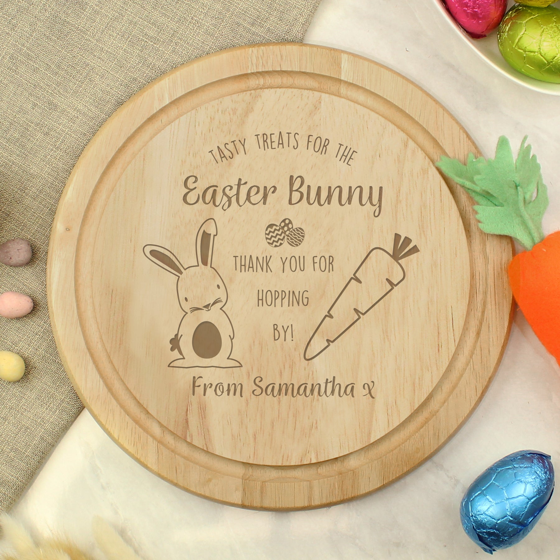 EASTER BUNNY TREAT BOARD