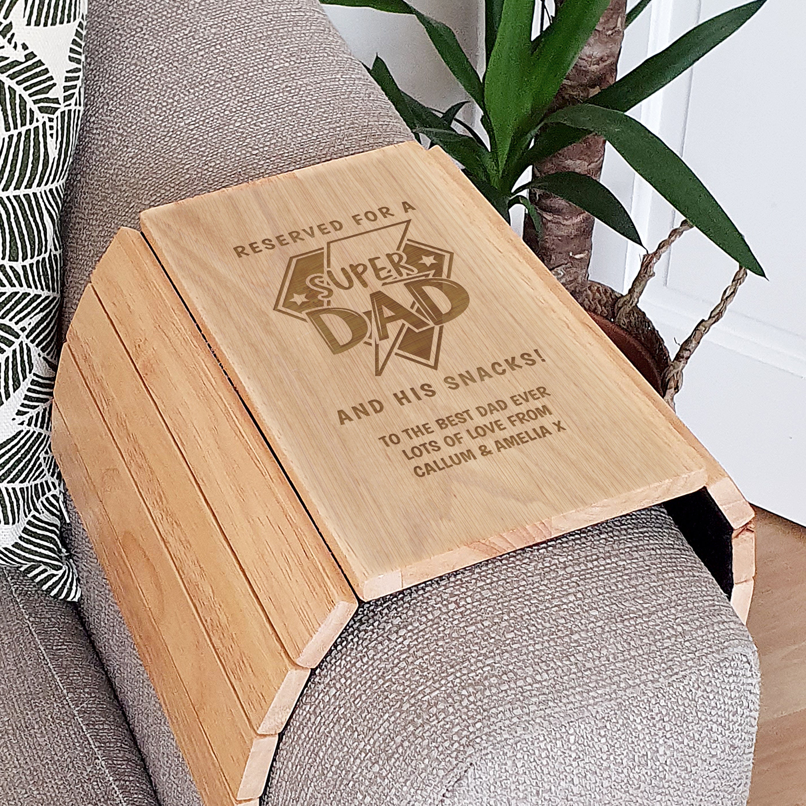 SUPER DAD SOFA TRAY