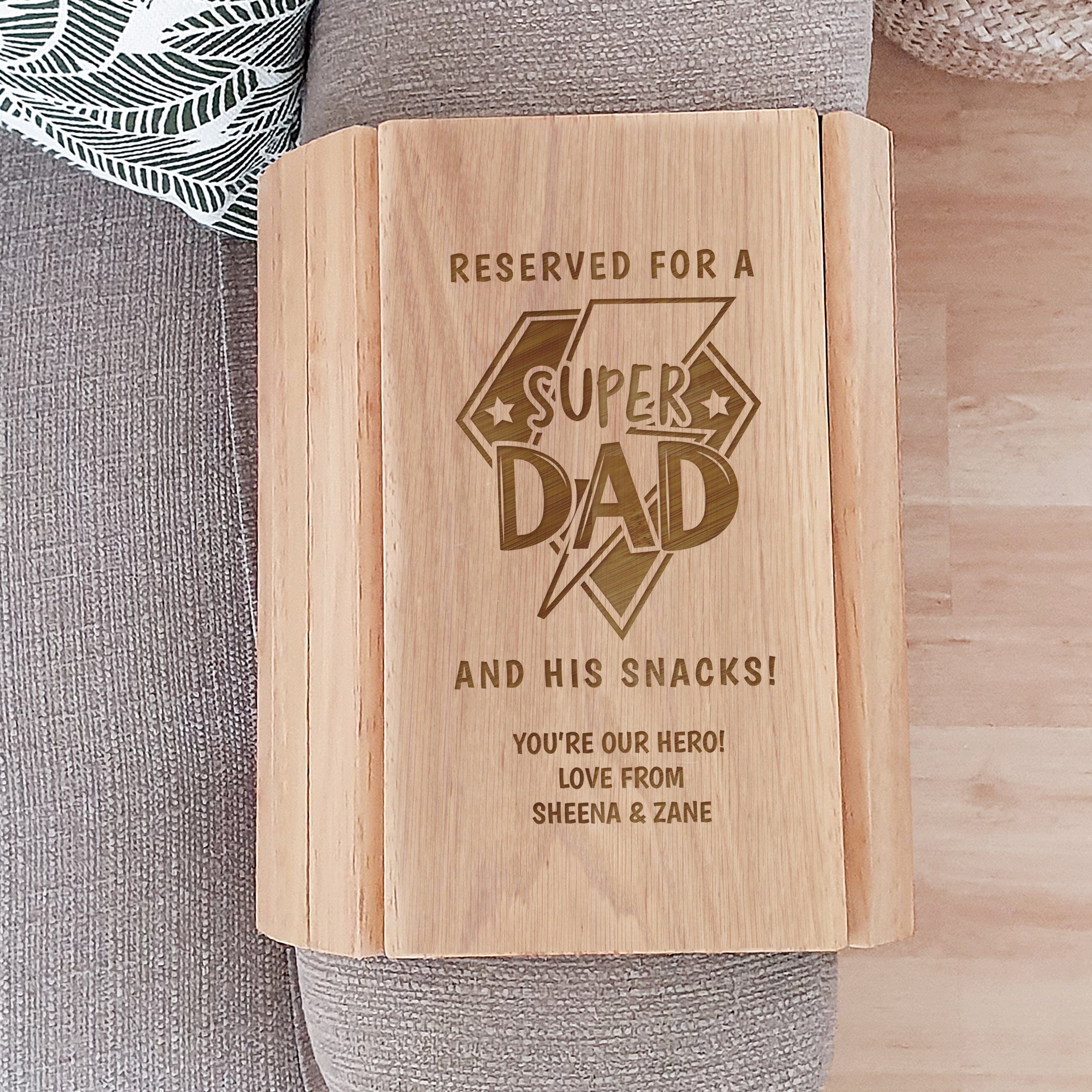 SUPER DAD SOFA TRAY
