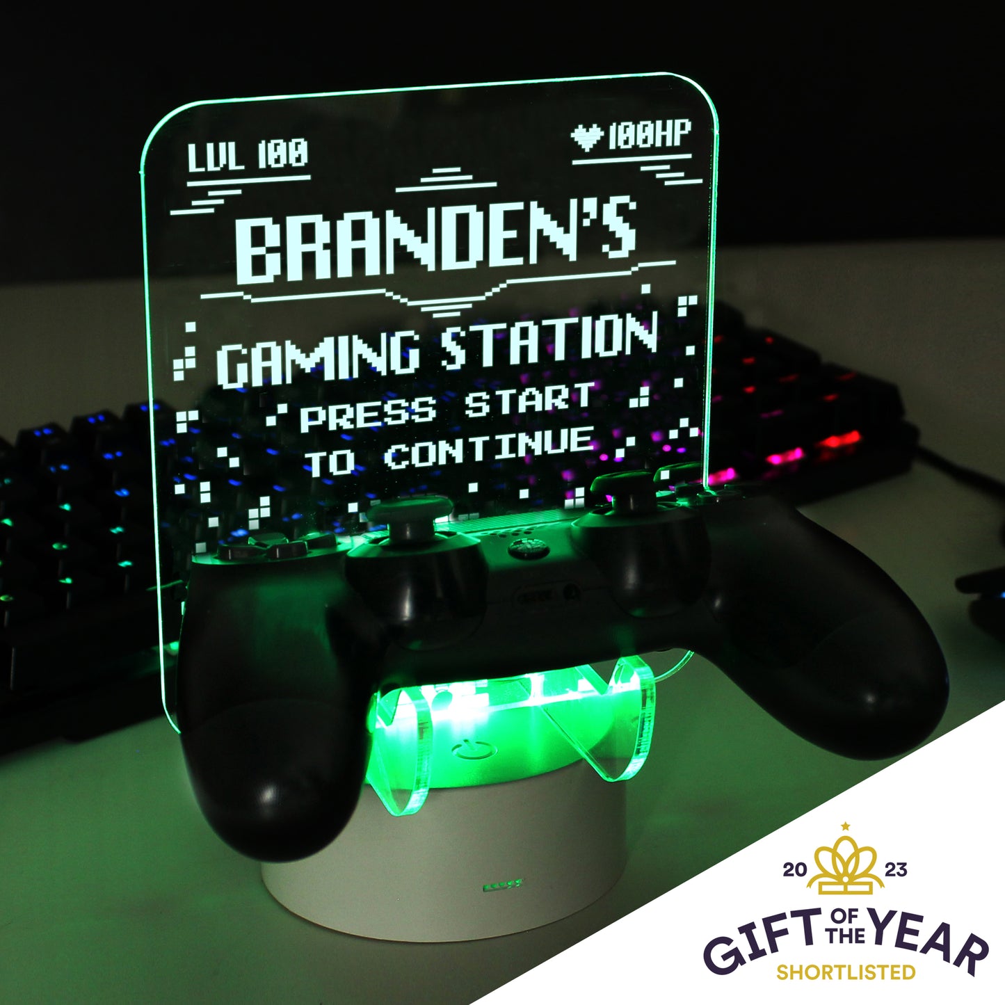 GAMING CONTROLLER STAND LED LIGHT