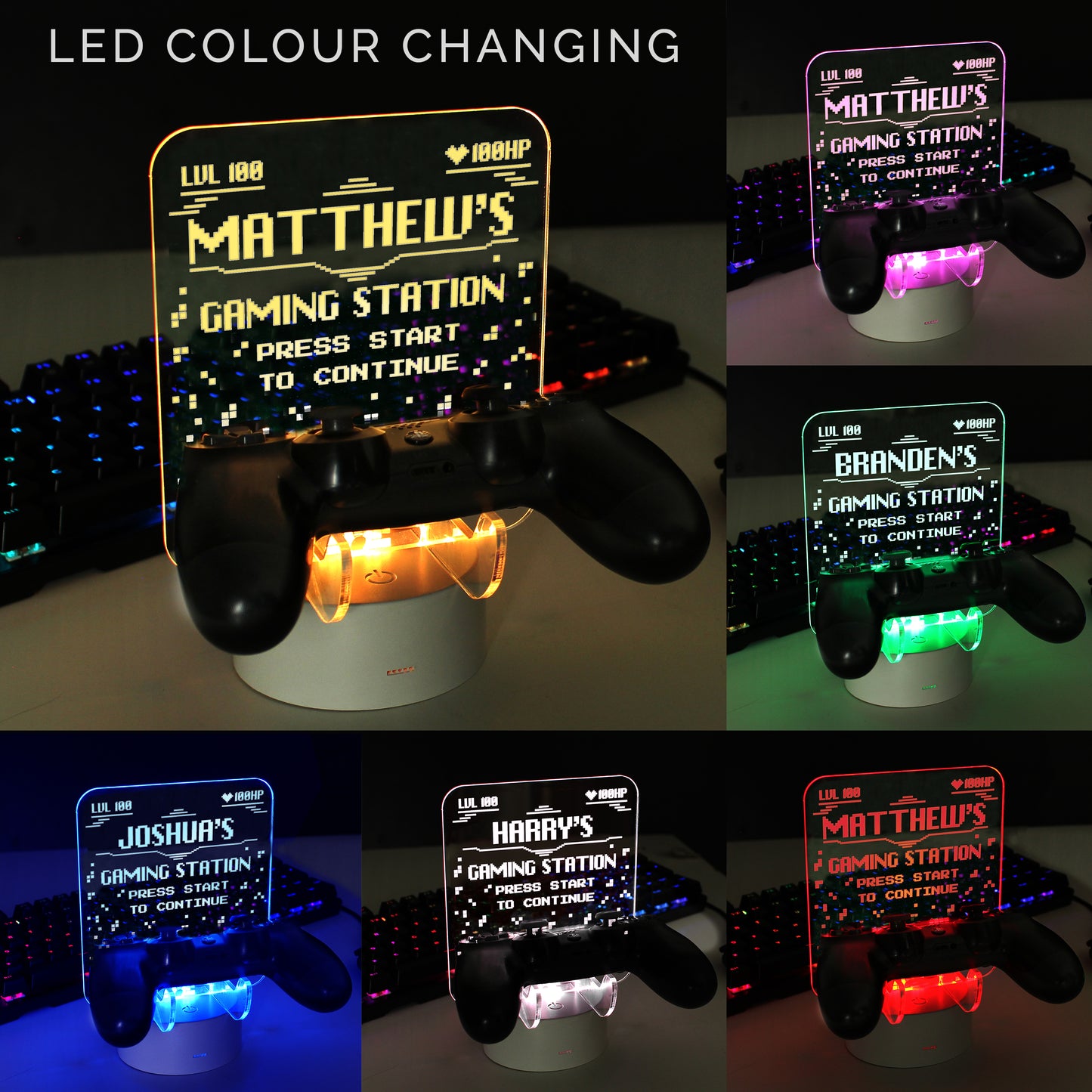 GAMING CONTROLLER STAND LED LIGHT