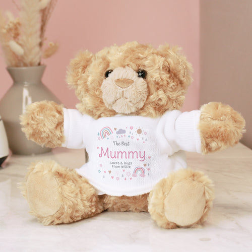 MOTHERS DAY RAINBOWS TEDDY BEAR