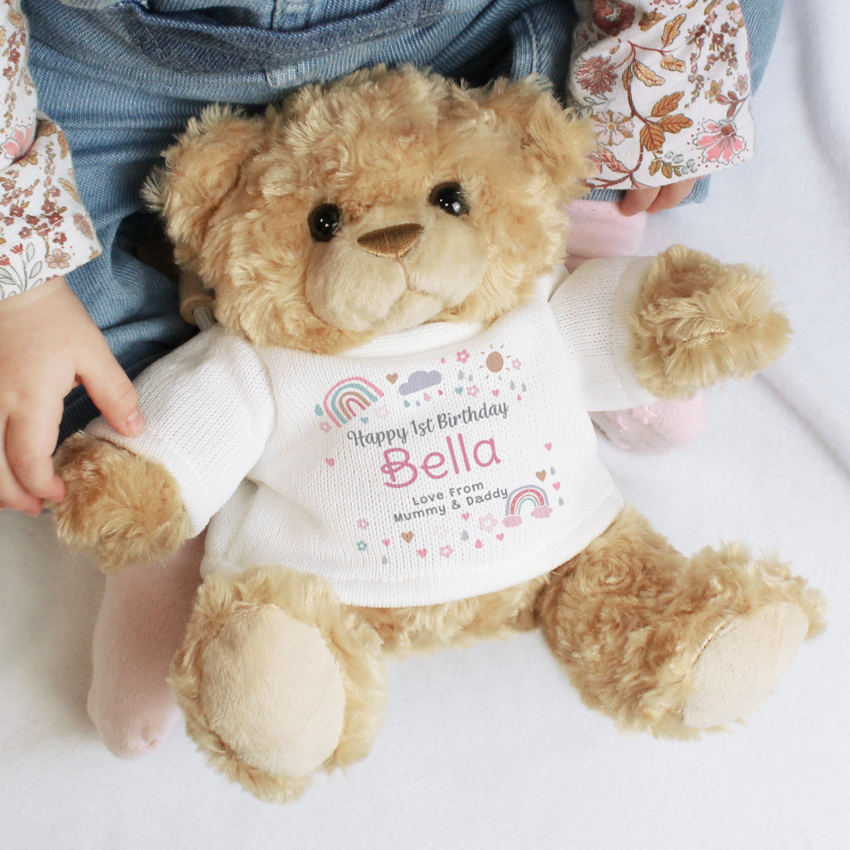 MOTHERS DAY RAINBOWS TEDDY BEAR