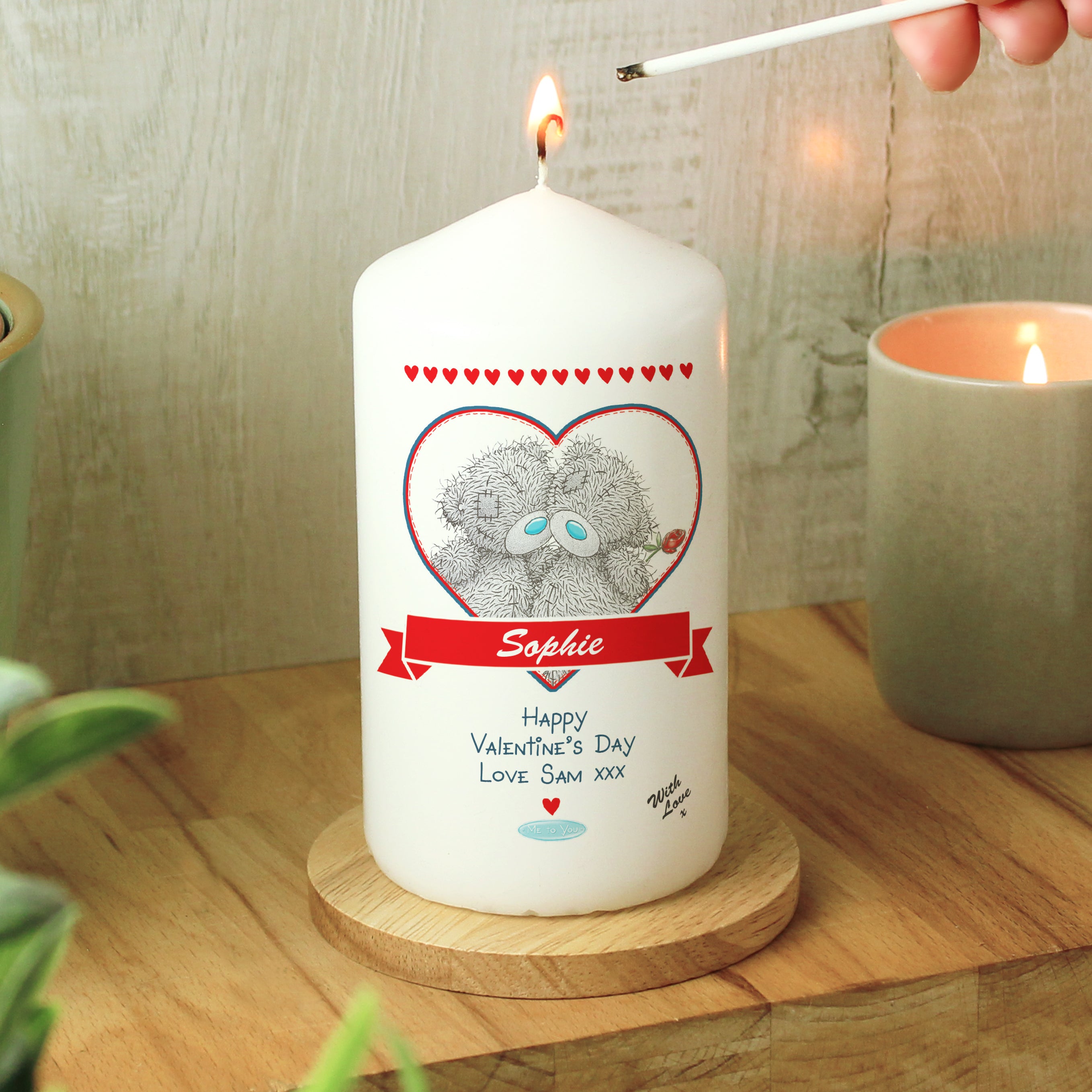 ME TO YOU COUPLE PILLAR CANDLE