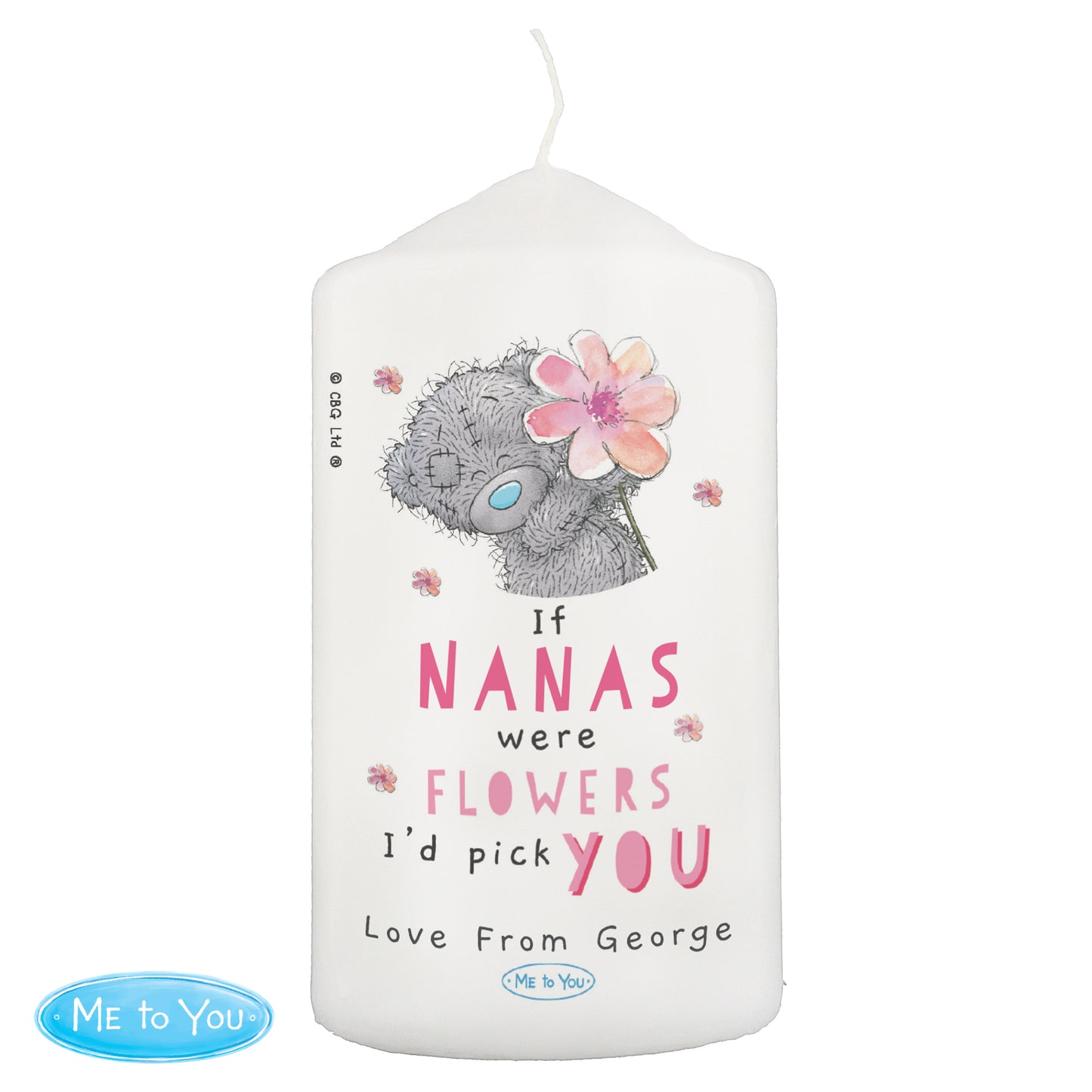 ME TO YOU FLOWERS CANDLE