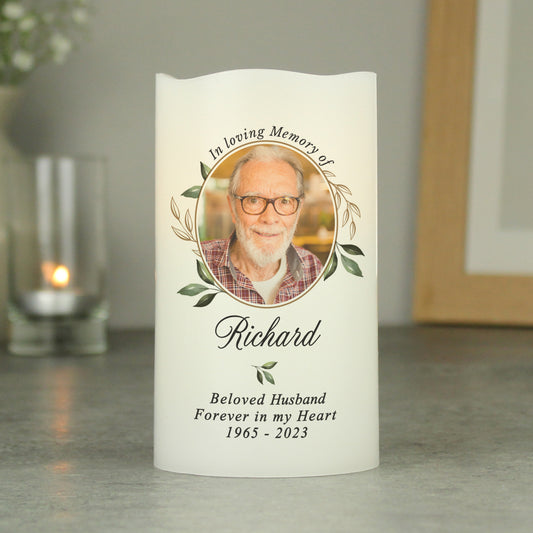 BOTANICAL MEMORIAL LED CANDLE