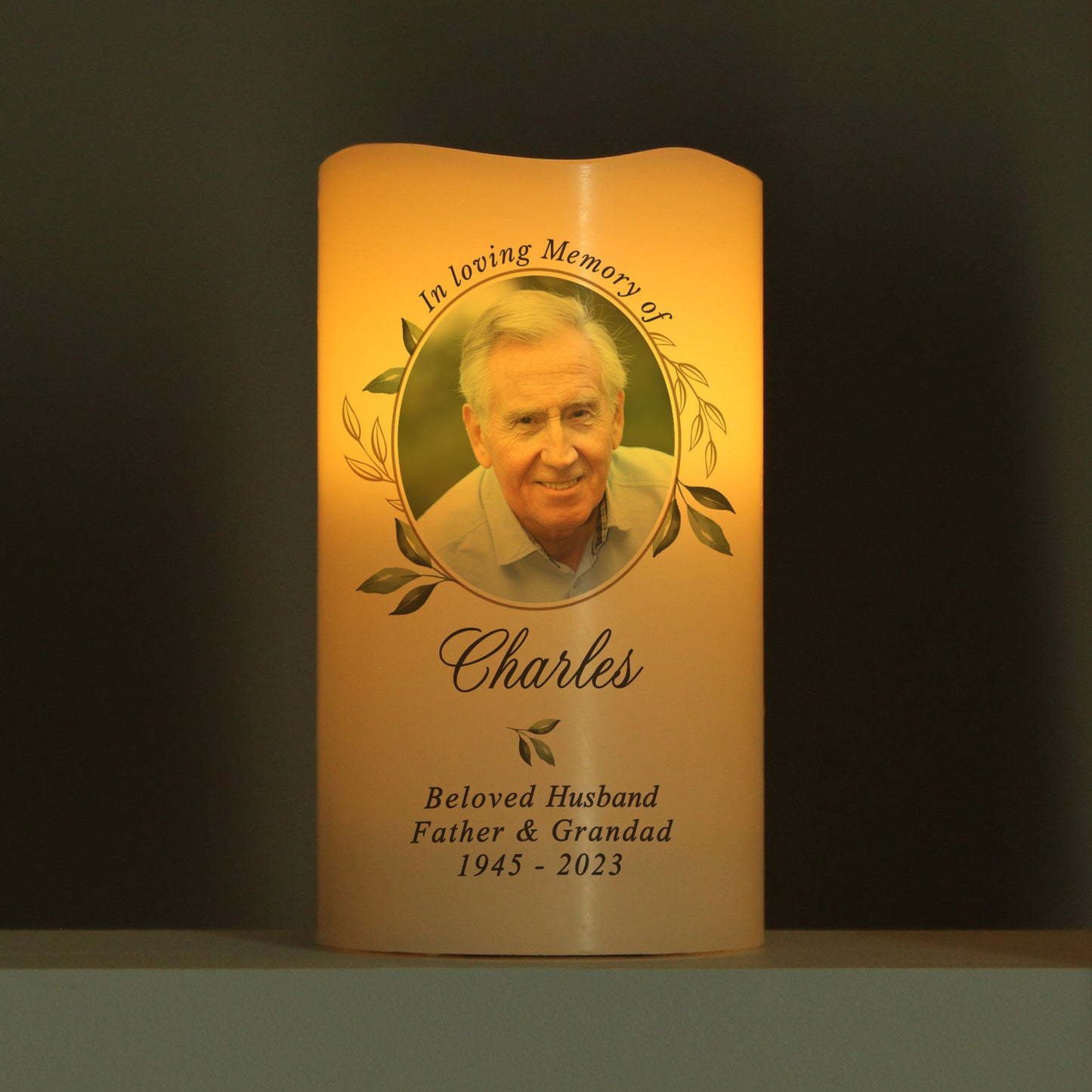 BOTANICAL MEMORIAL LED CANDLE