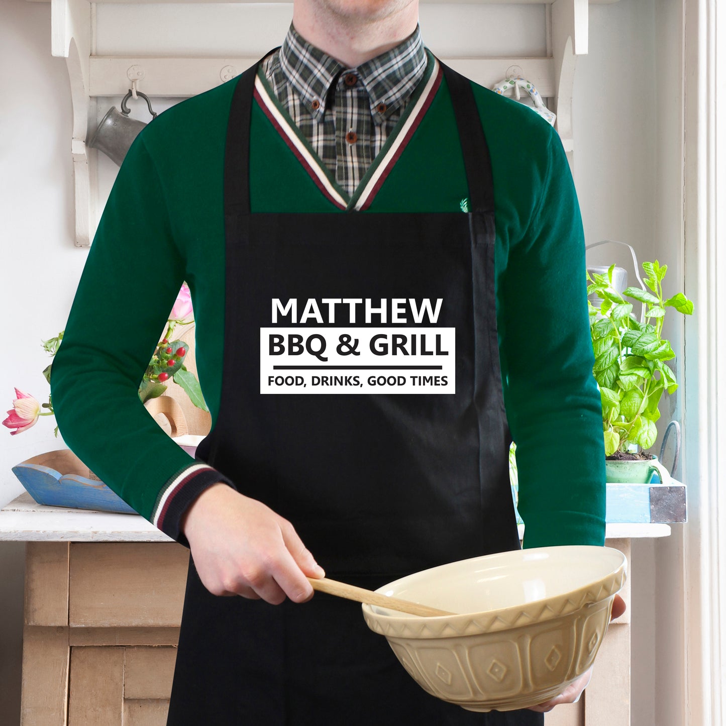 PERSONALISED BBQ & GRILL APRON