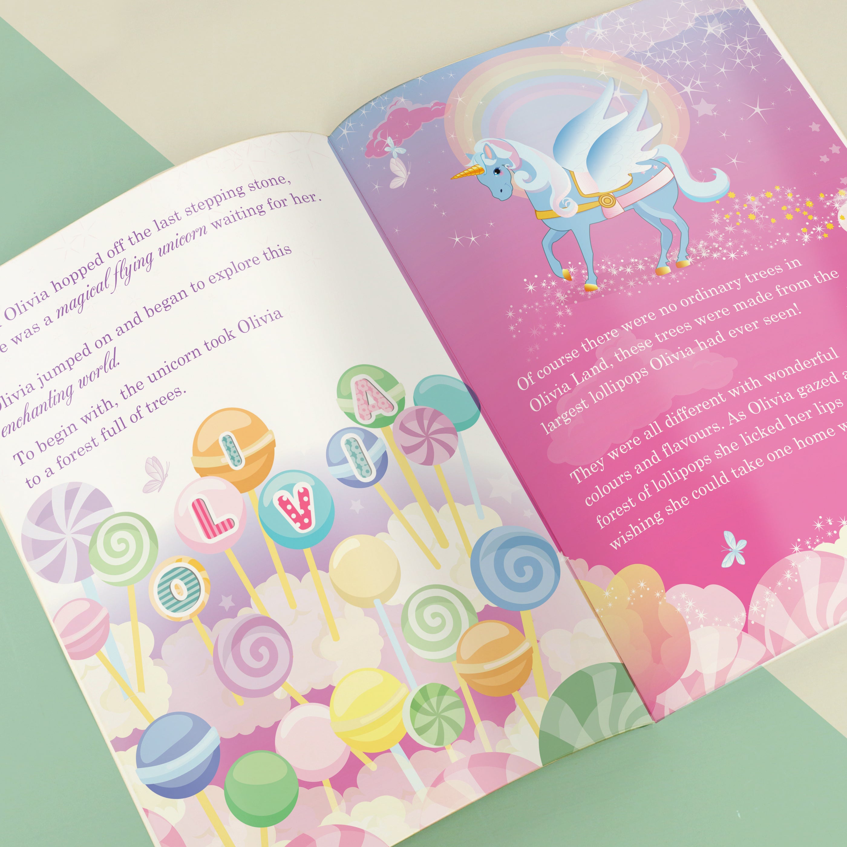 PERSONALISED PRINCESS & UNICORN STORY BOOK