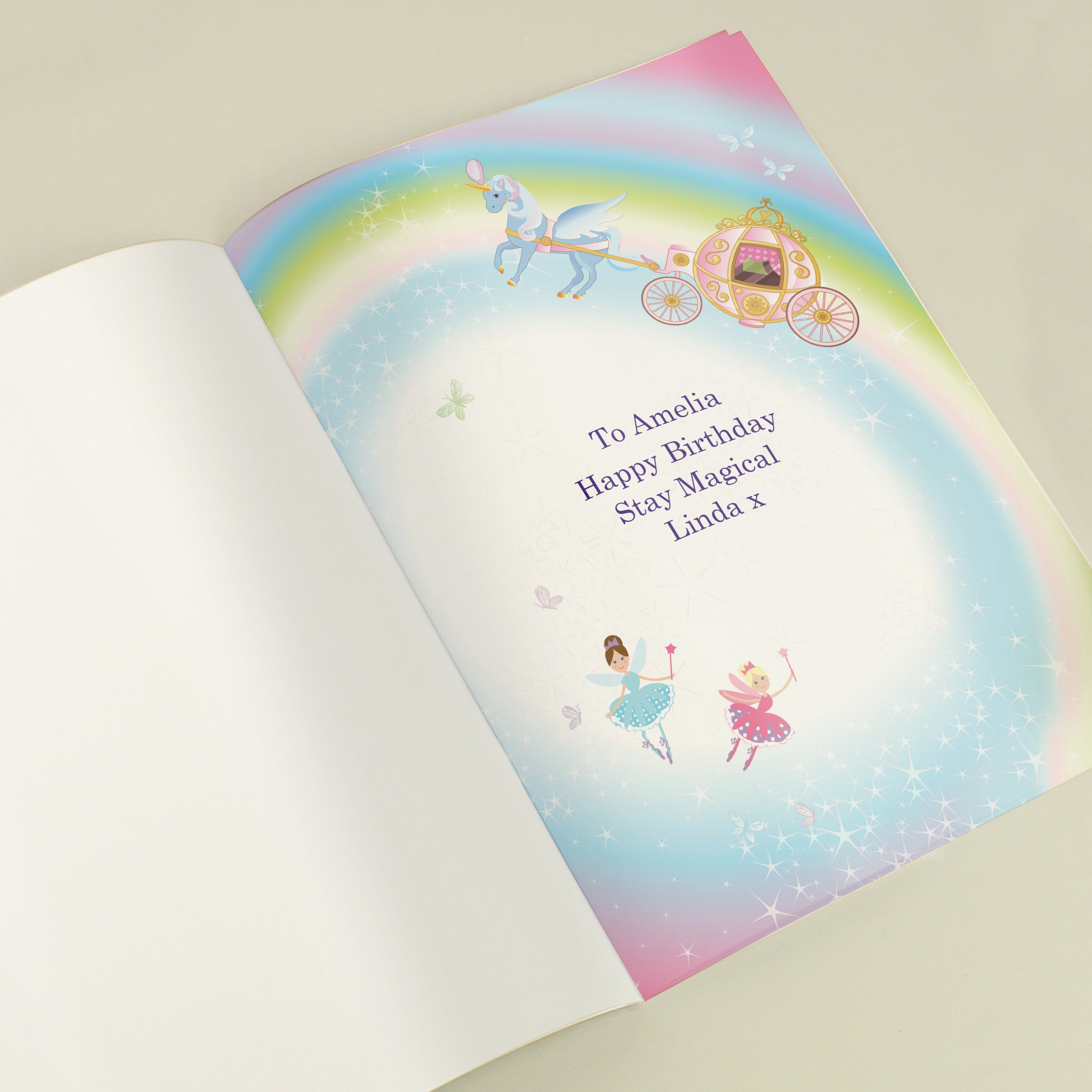 PERSONALISED PRINCESS & UNICORN STORY BOOK