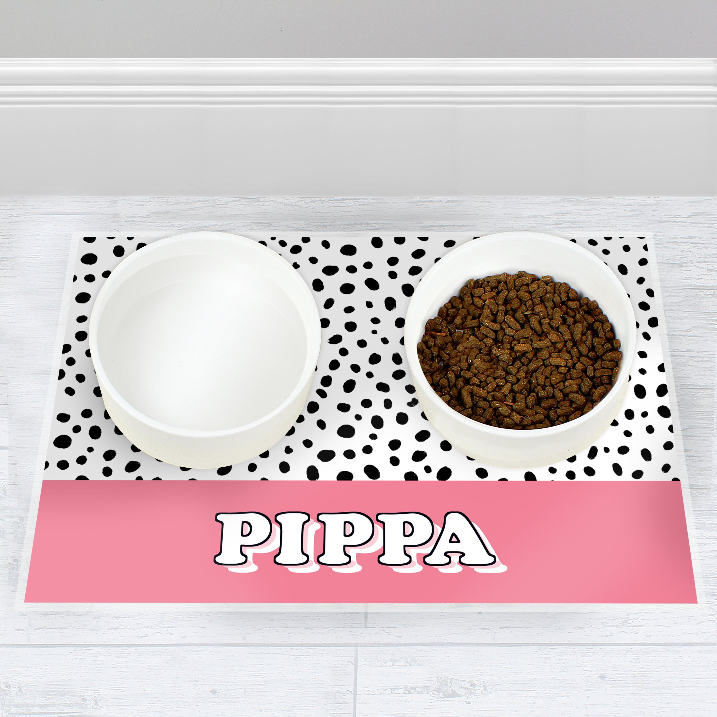 PINK DOG BOWL MAT
