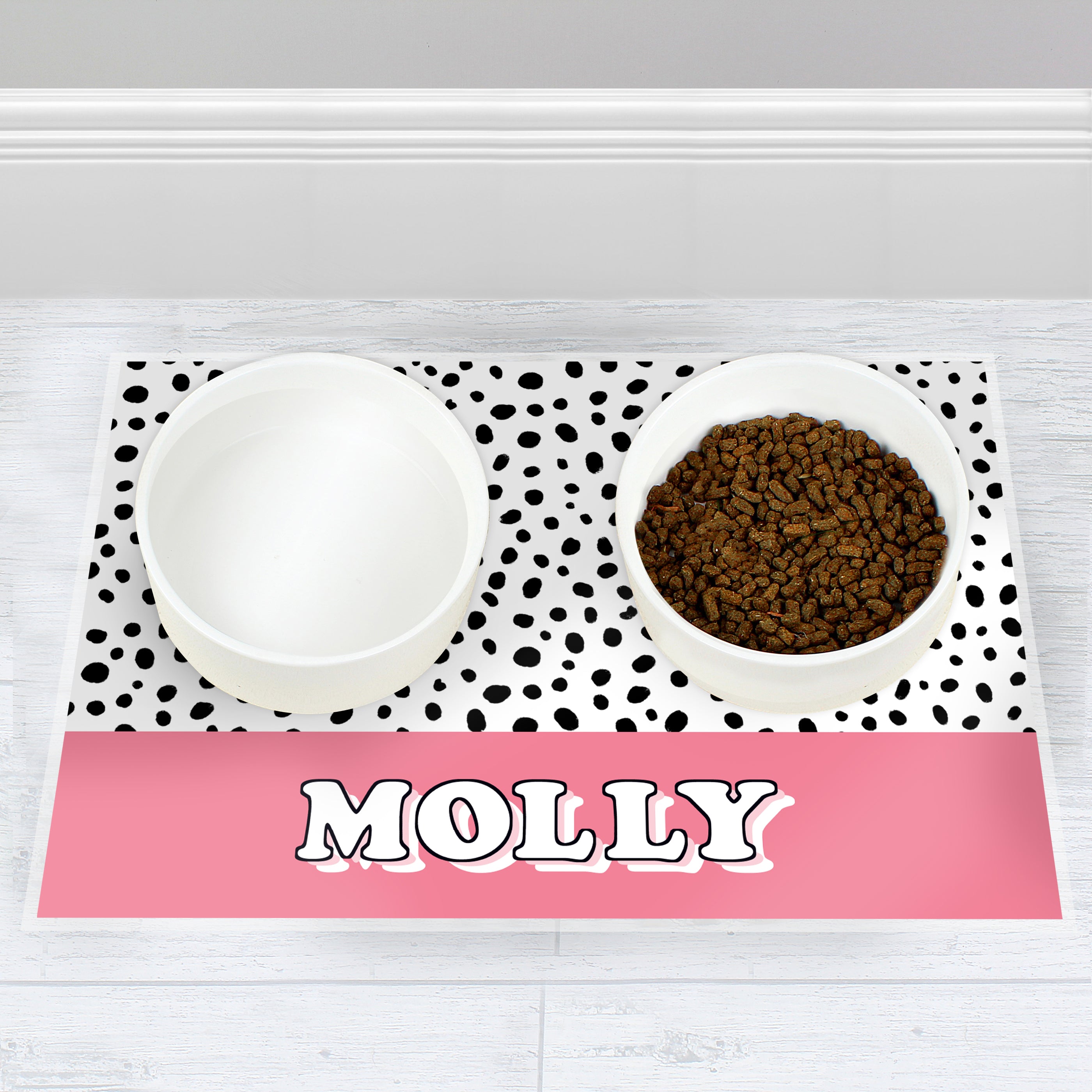 PINK DOG BOWL MAT