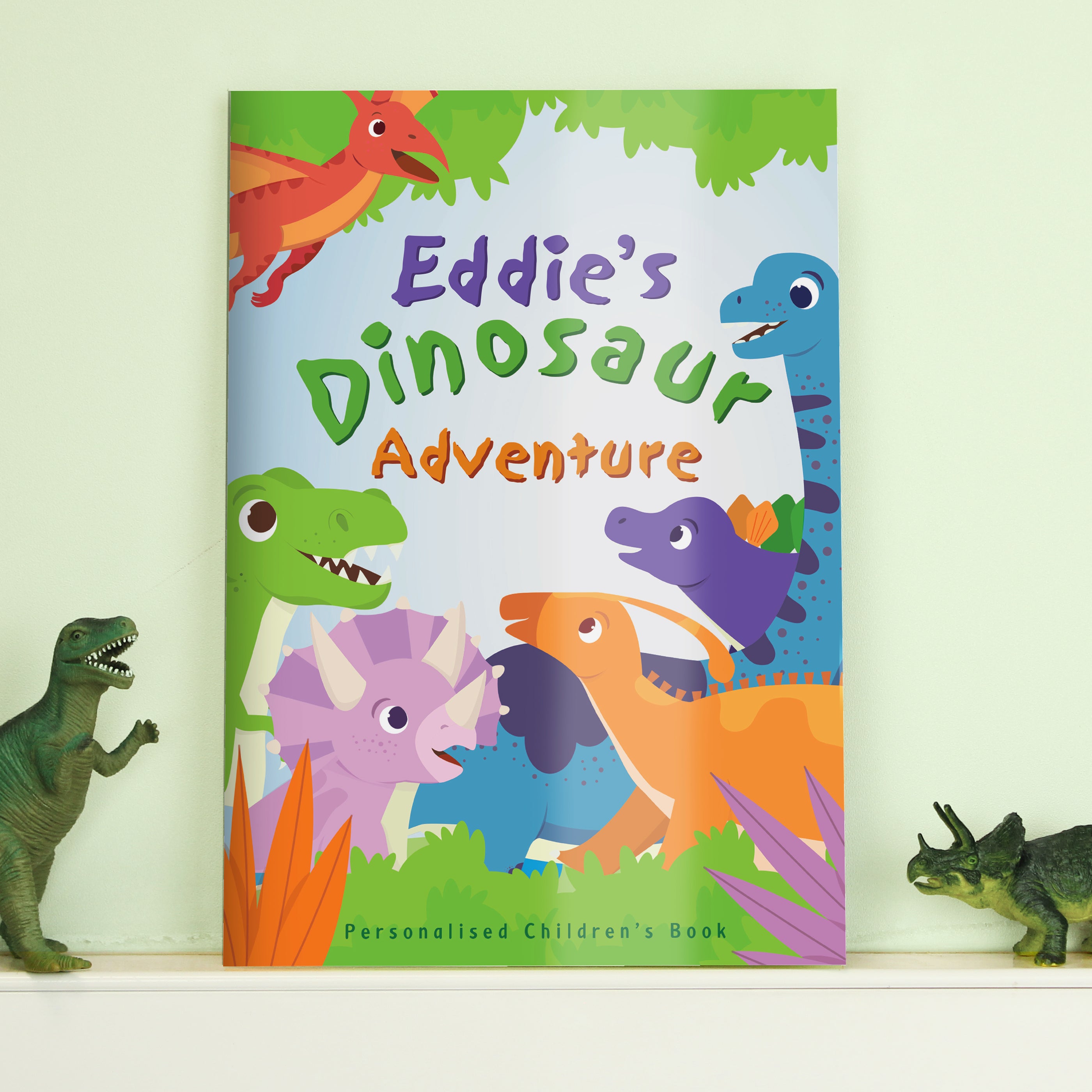 PERSONALISED DINOSAUR ADVENTURE STORY BOOK