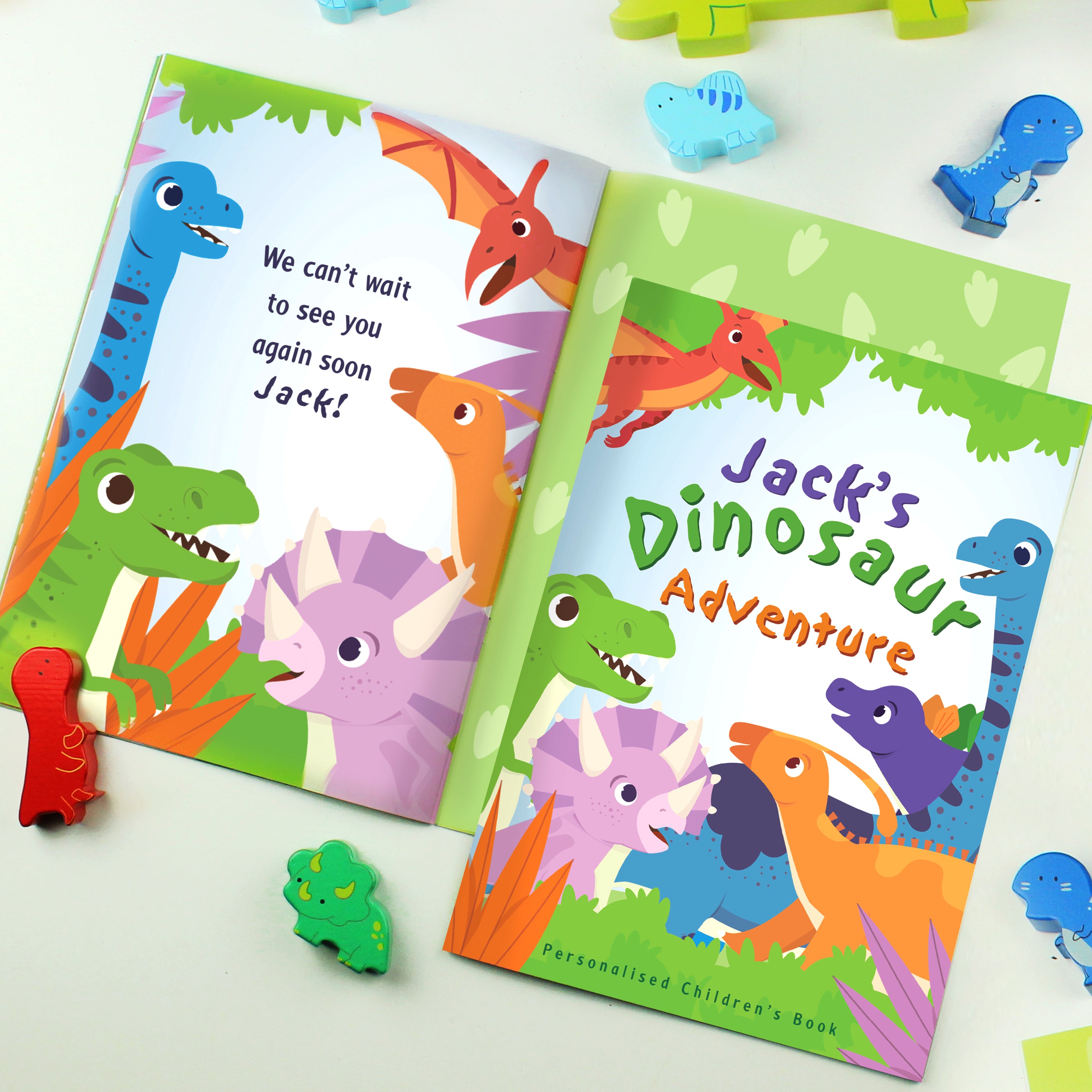 PERSONALISED DINOSAUR ADVENTURE STORY BOOK