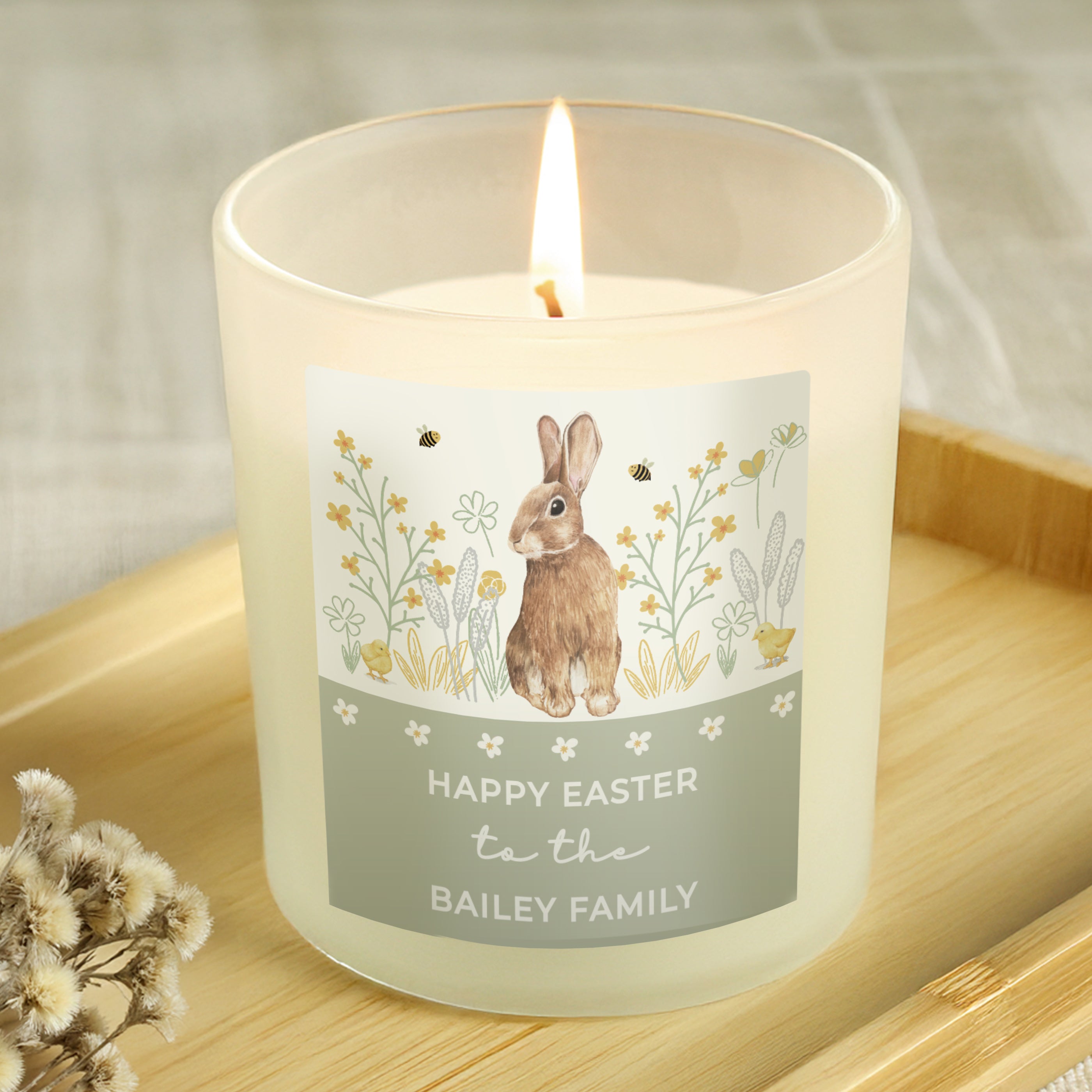SPRING BUNNY CANDLE
