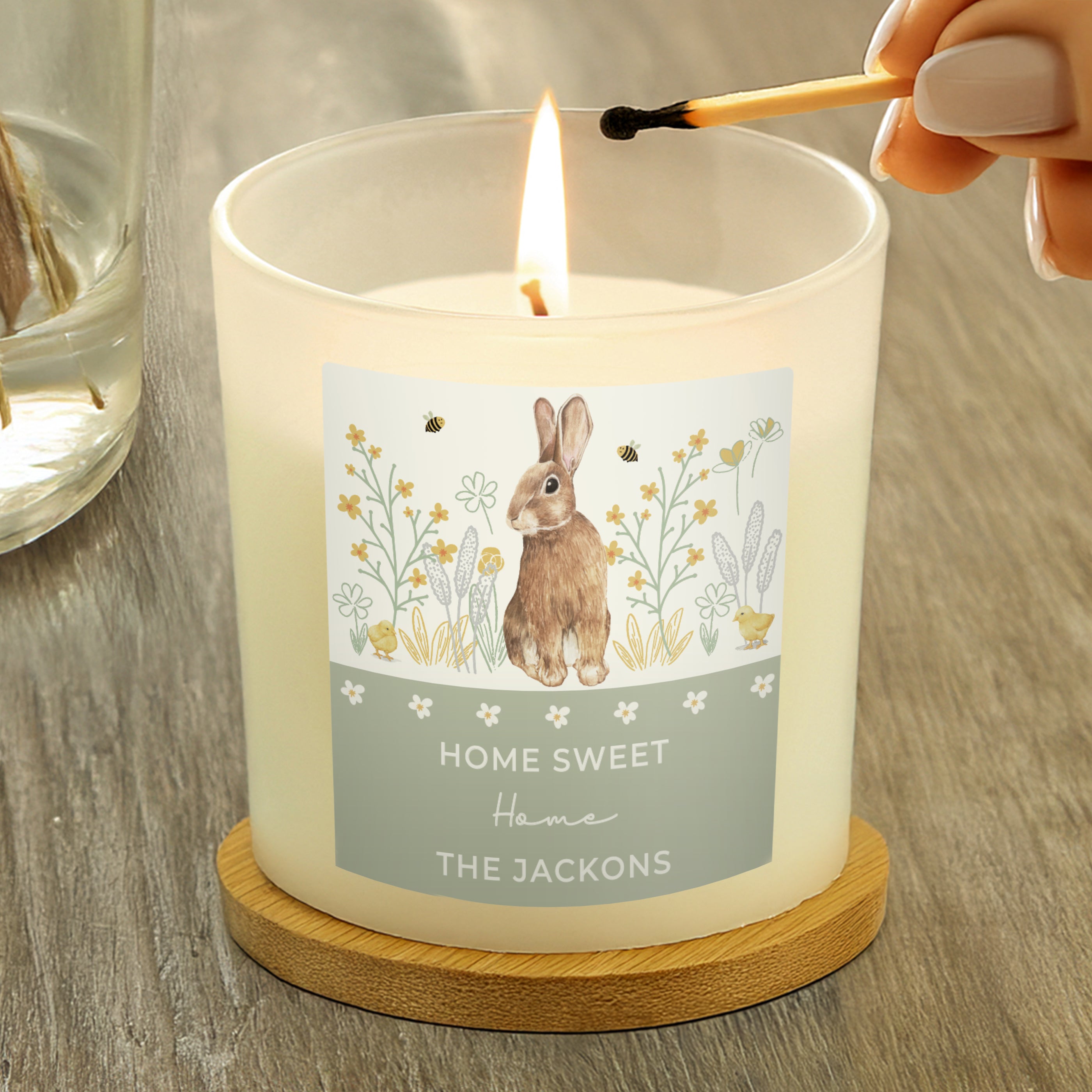 SPRING BUNNY CANDLE