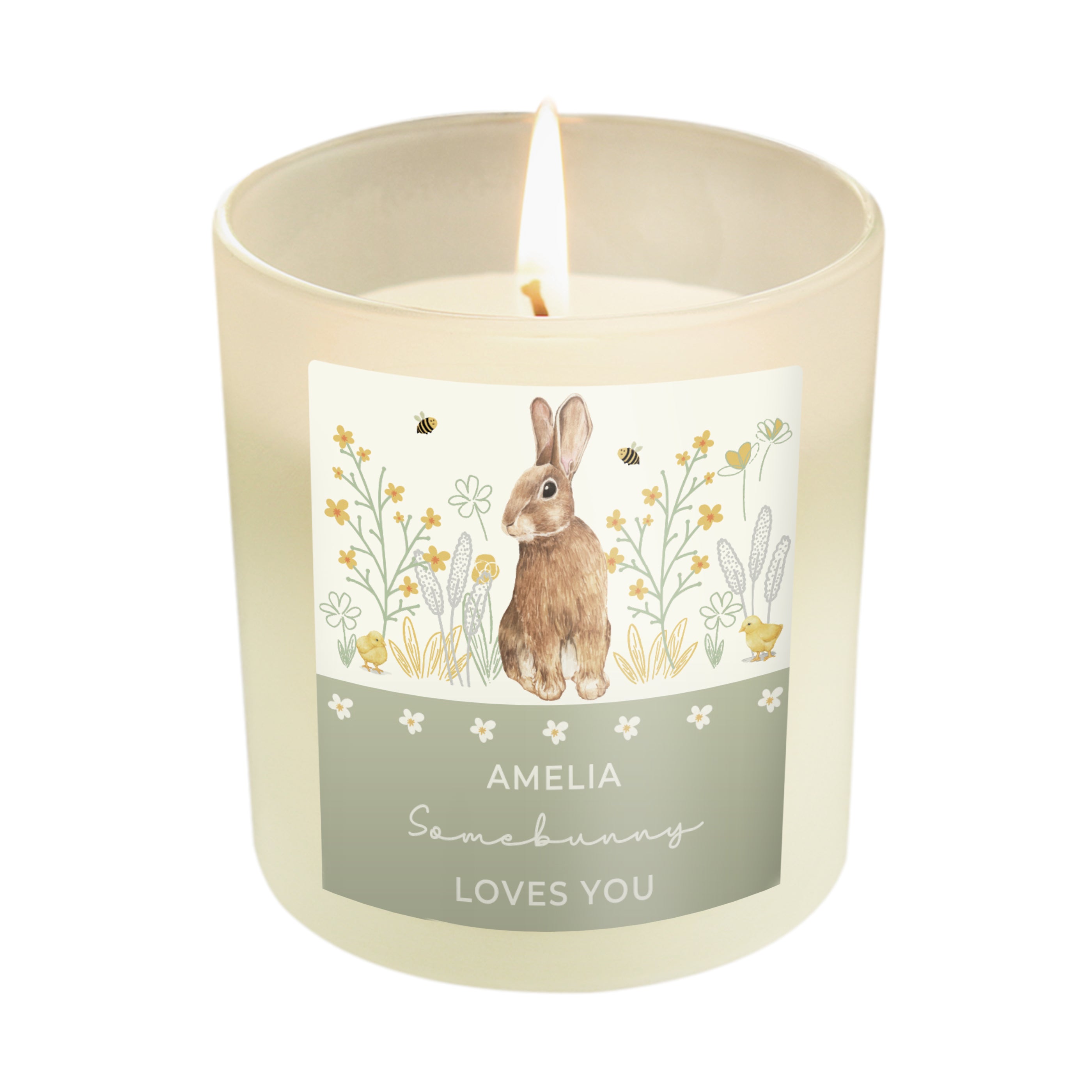 SPRING BUNNY CANDLE