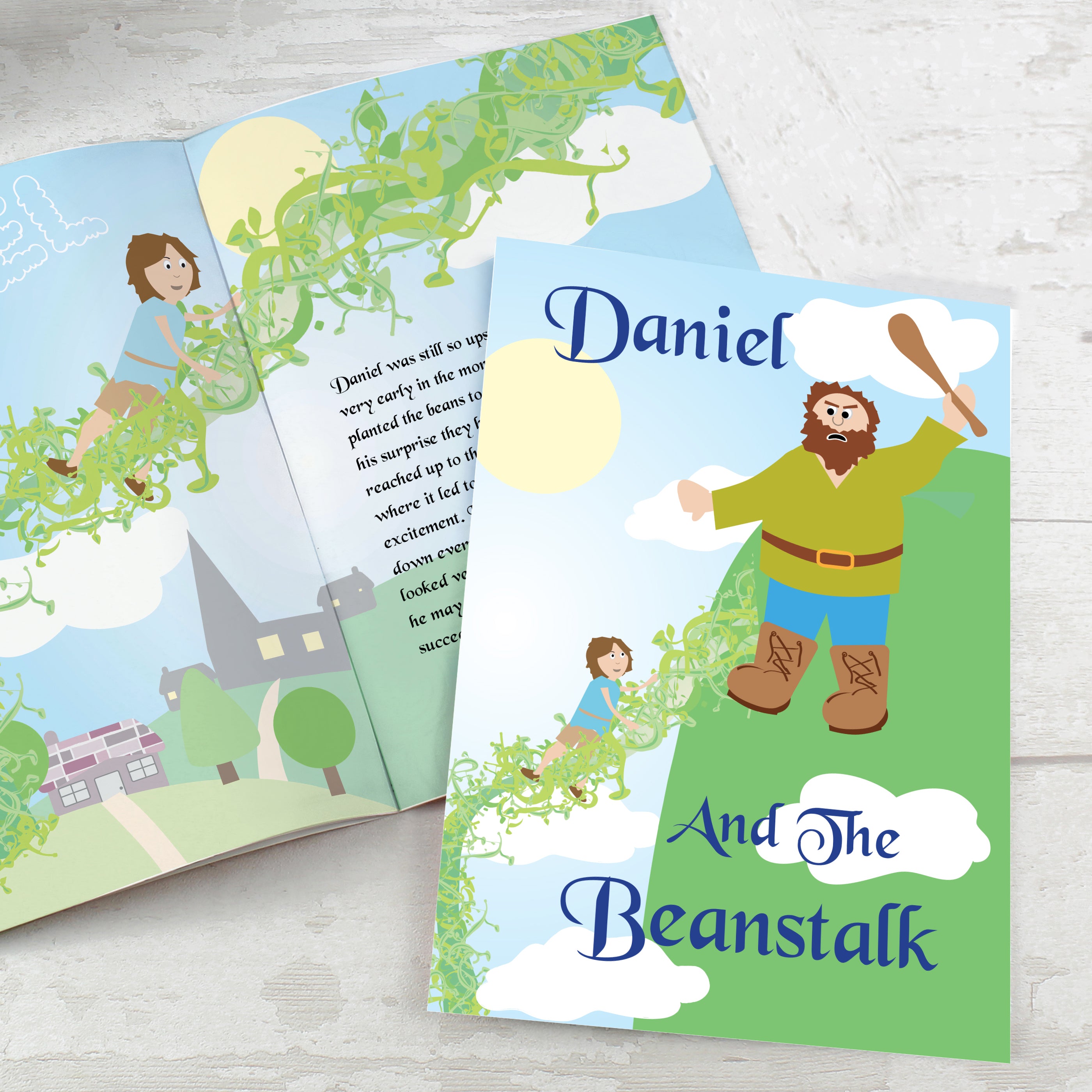 PERSONALISED JACK & THE BEANSTALK STORY BOOK