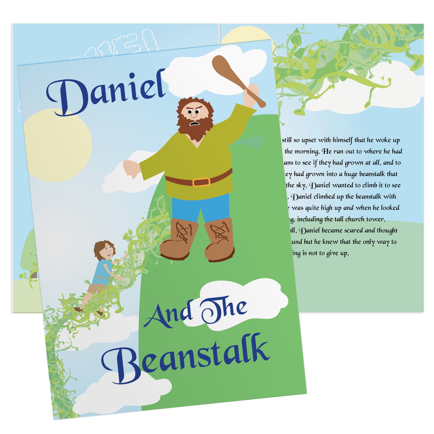 PERSONALISED JACK & THE BEANSTALK STORY BOOK