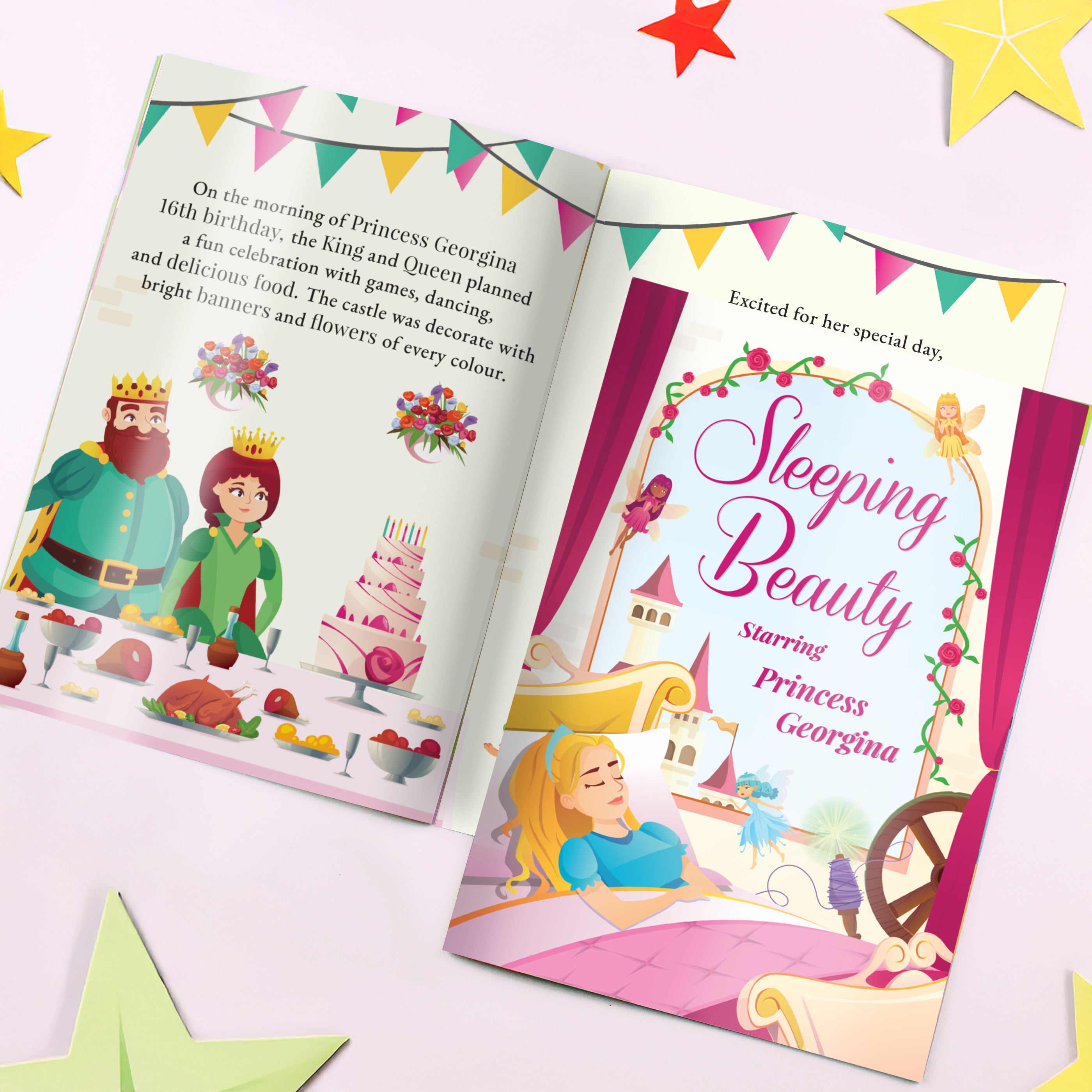 PERSONALISED SLEEPING BEAUTY STORY BOOK