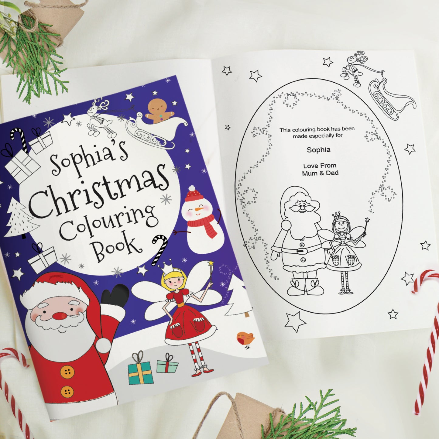 CHRISTMAS FAIRY COLOURING BOOK