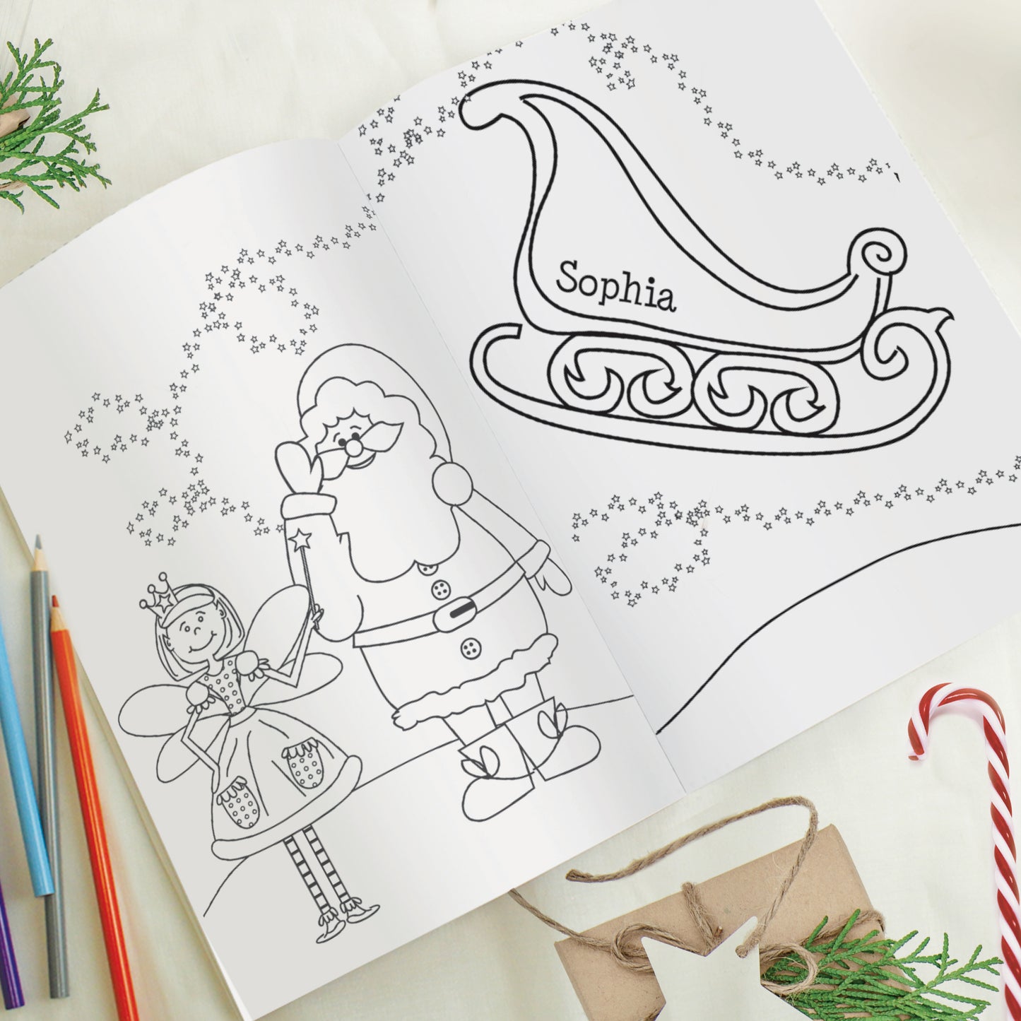CHRISTMAS FAIRY COLOURING BOOK