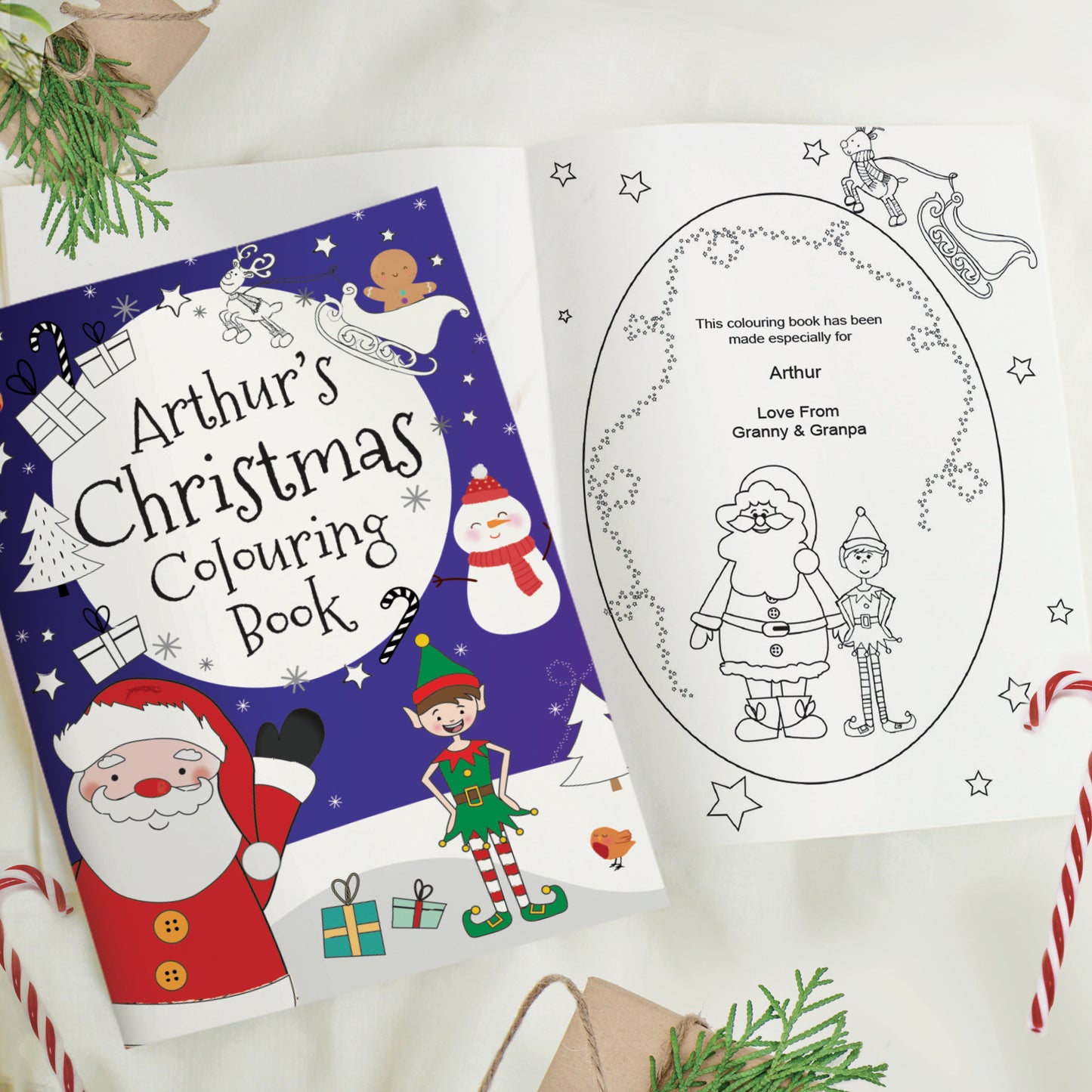 CHRISTMAS ELF COLOURING BOOK