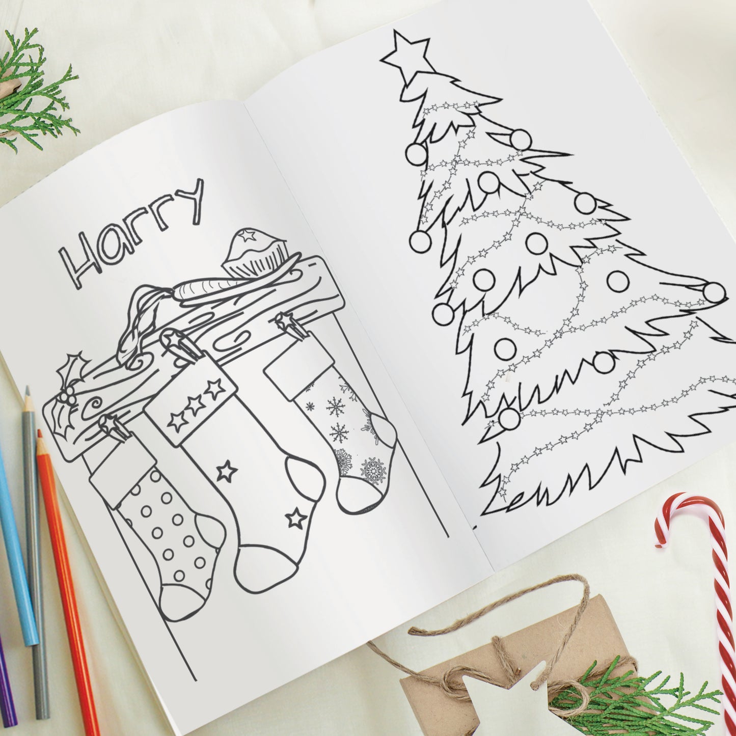 CHRISTMAS ELF COLOURING BOOK