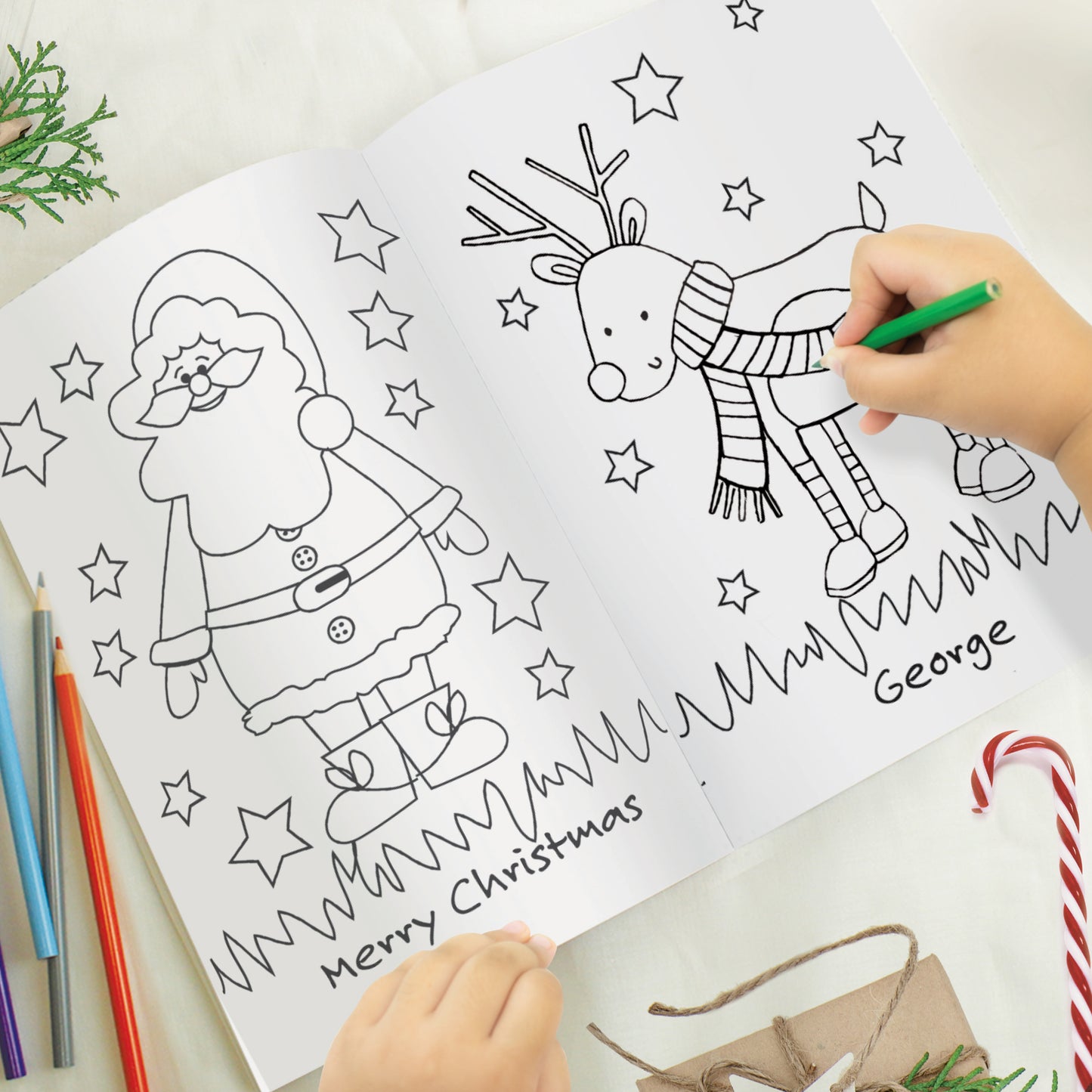 CHRISTMAS ELF COLOURING BOOK