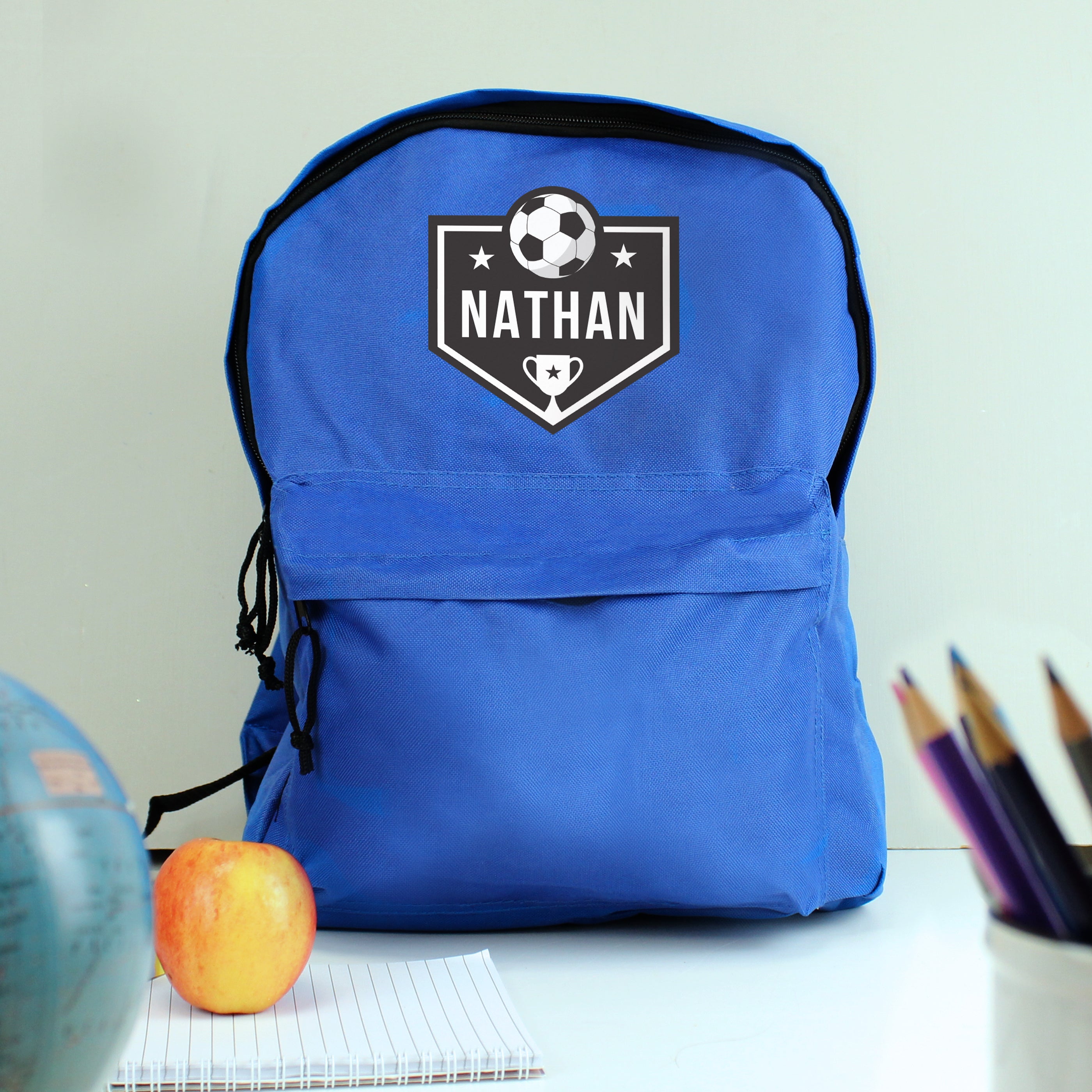 BLUE FOOTBALL BACKPACK