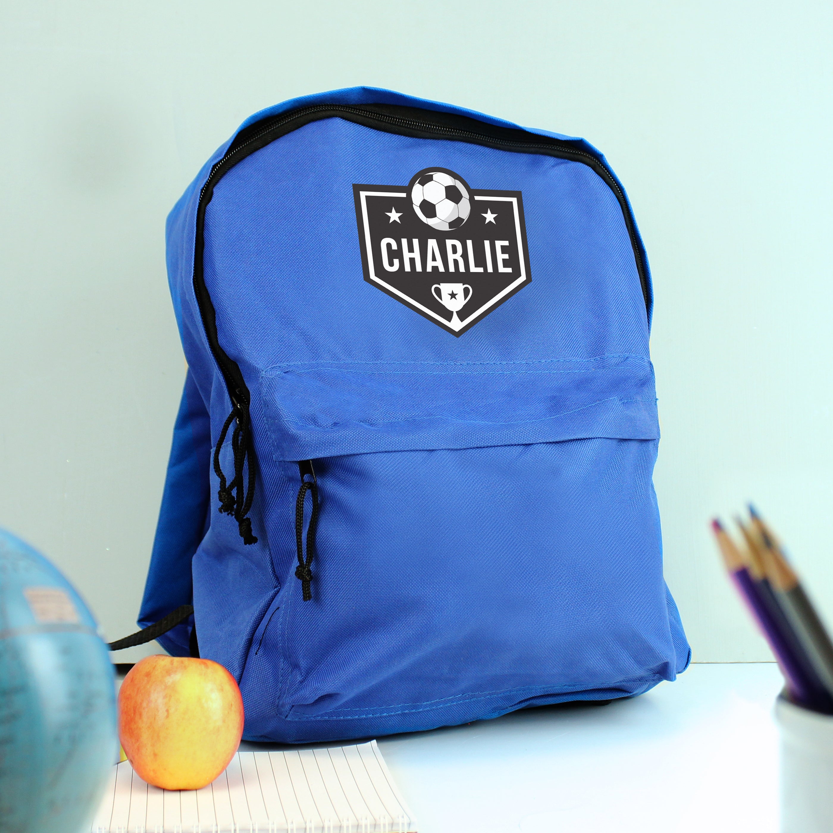 BLUE FOOTBALL BACKPACK