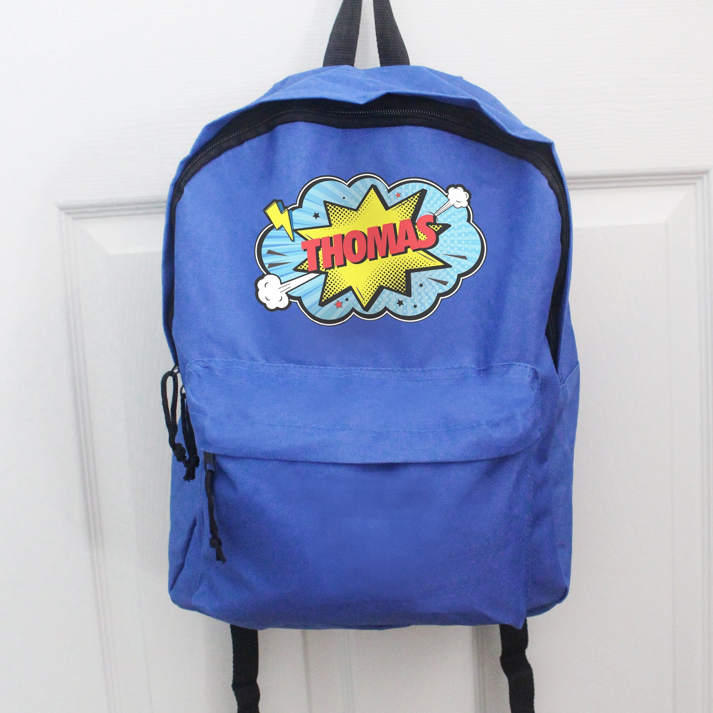 BLUE SUPERHERO BACKPACK
