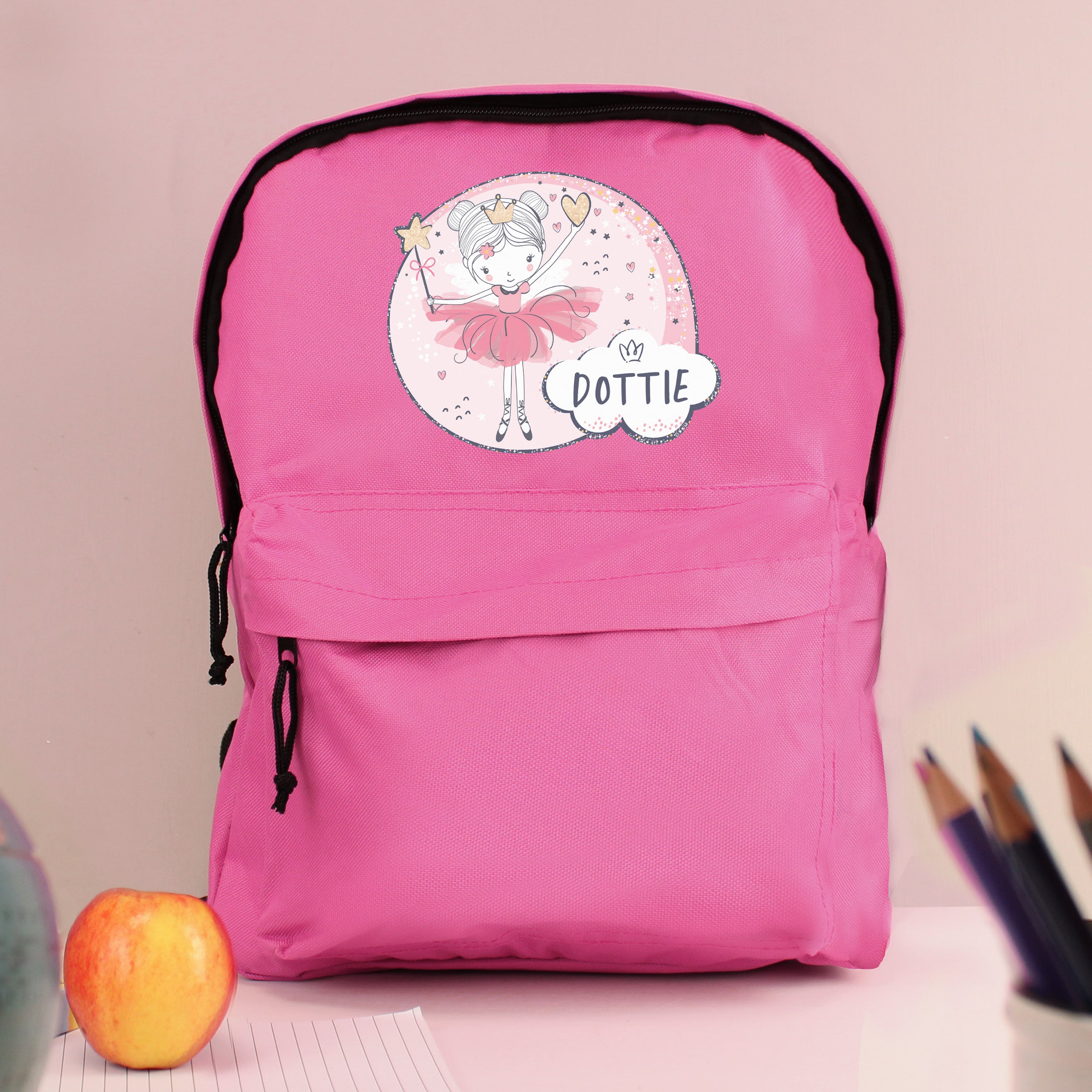 PINK PRINCESS BALLERINA BACKPACK