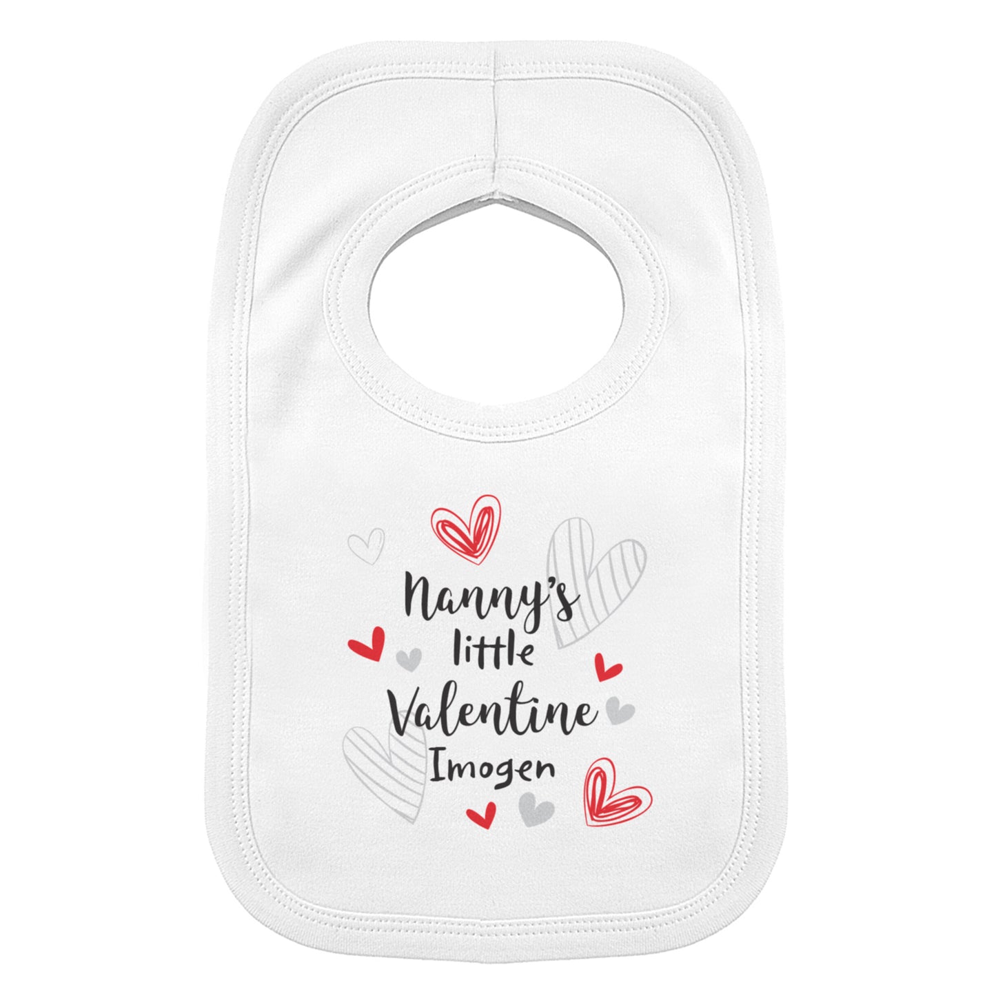 LITTLE VALENTINE BABY BIB