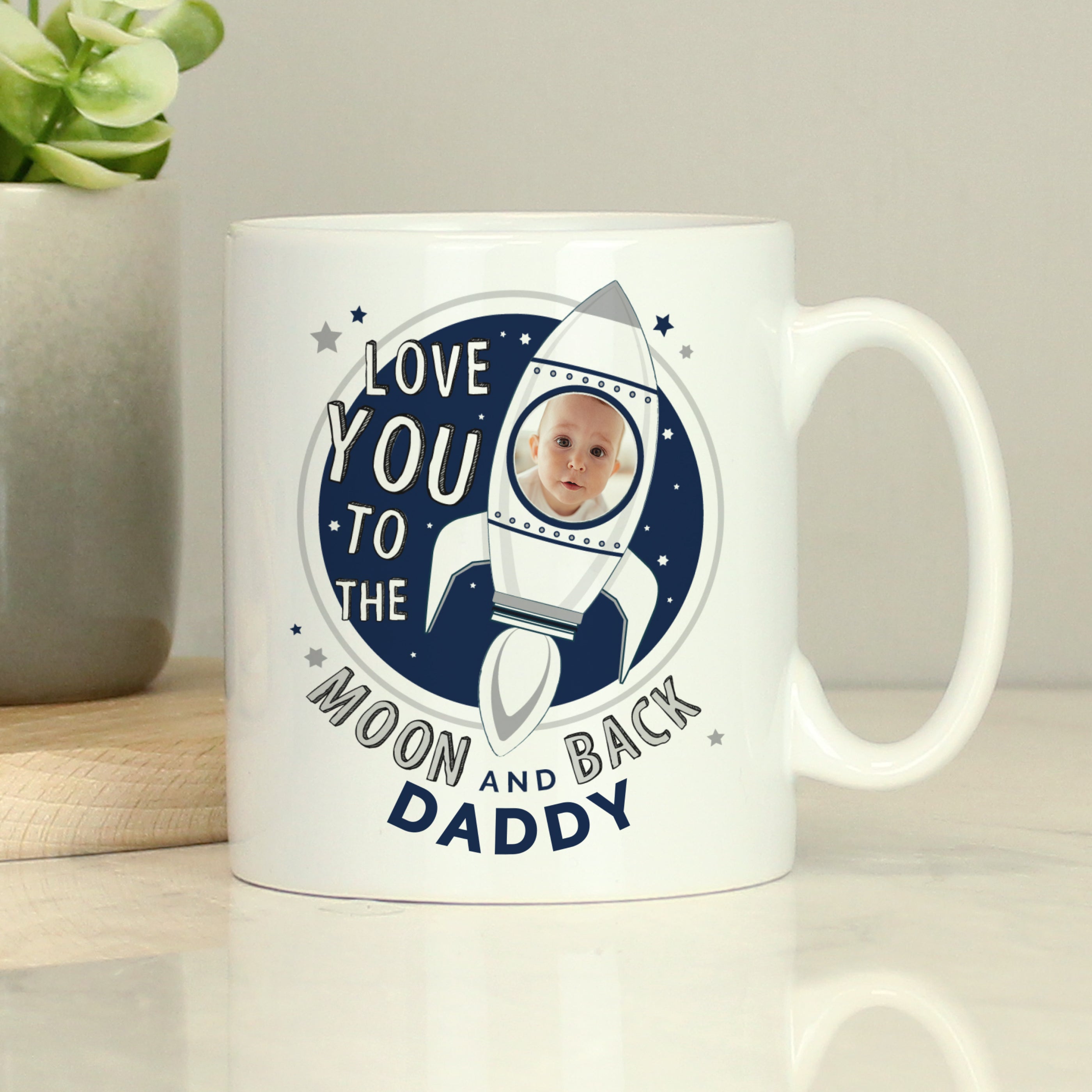 MOON & BACK PHOTO MUG