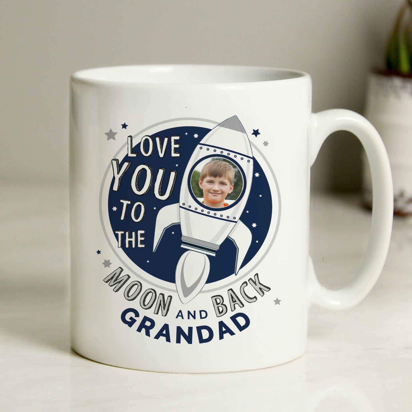 MOON & BACK PHOTO MUG