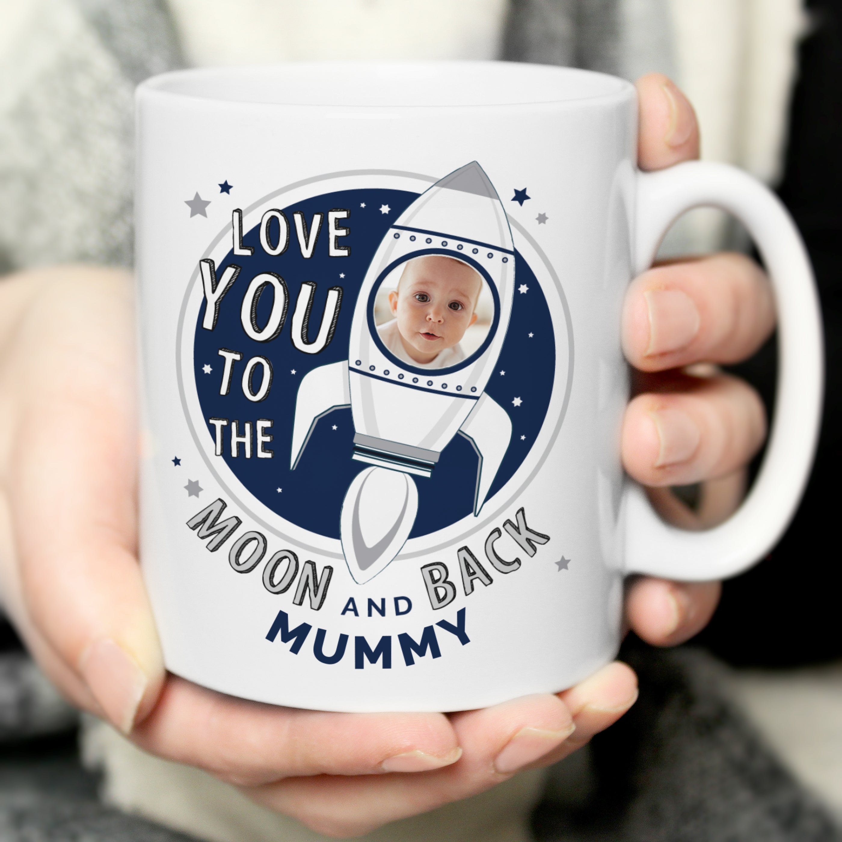 MOON & BACK PHOTO MUG