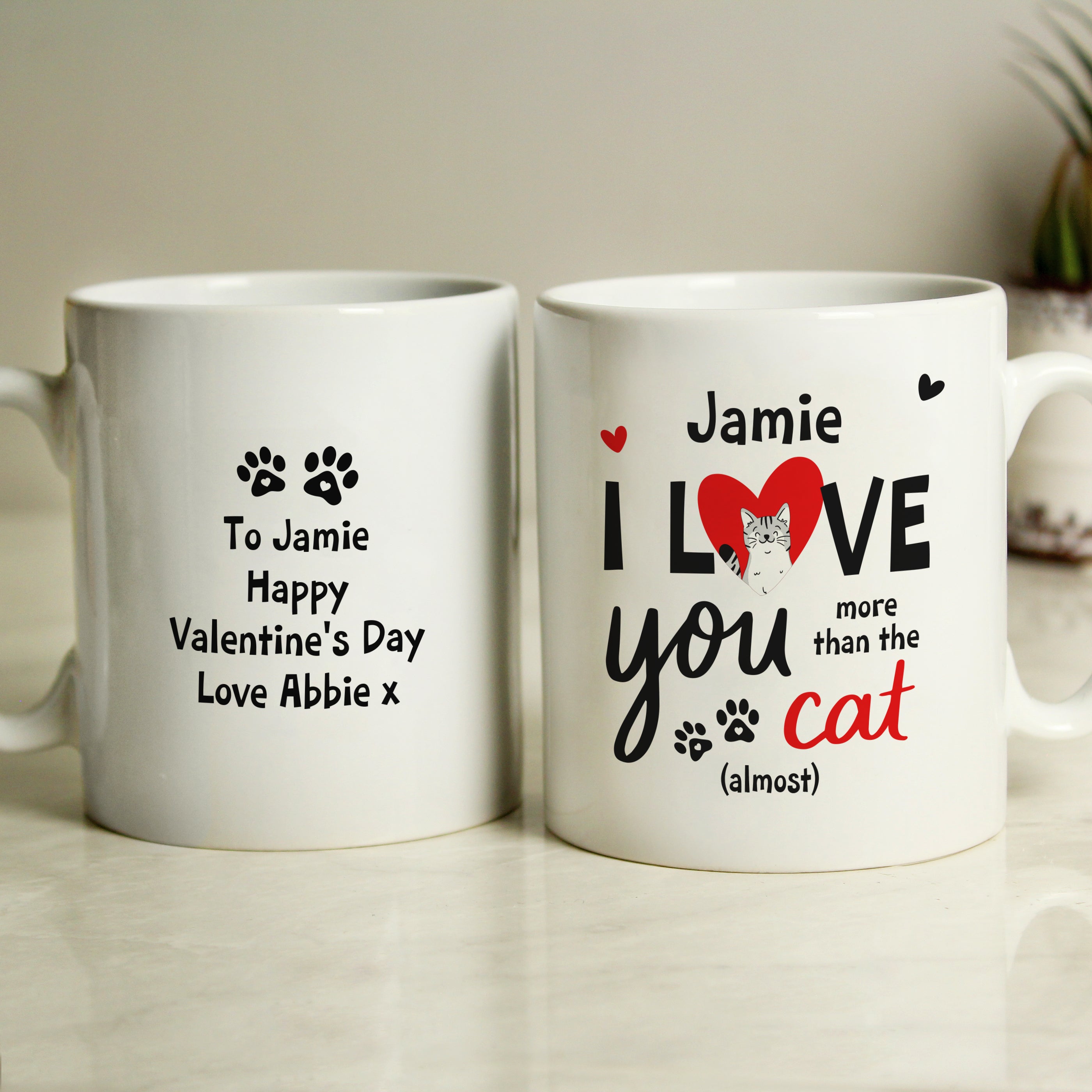 LOVE YOU MORE THAN THE CAT MUG