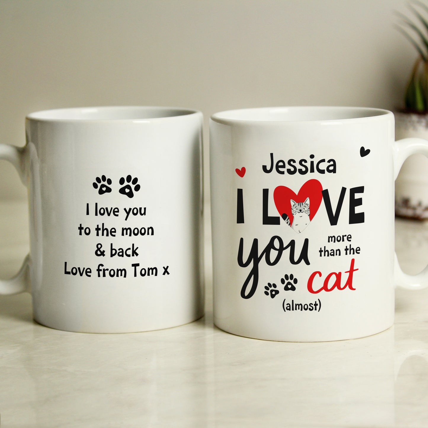 LOVE YOU MORE THAN THE CAT MUG
