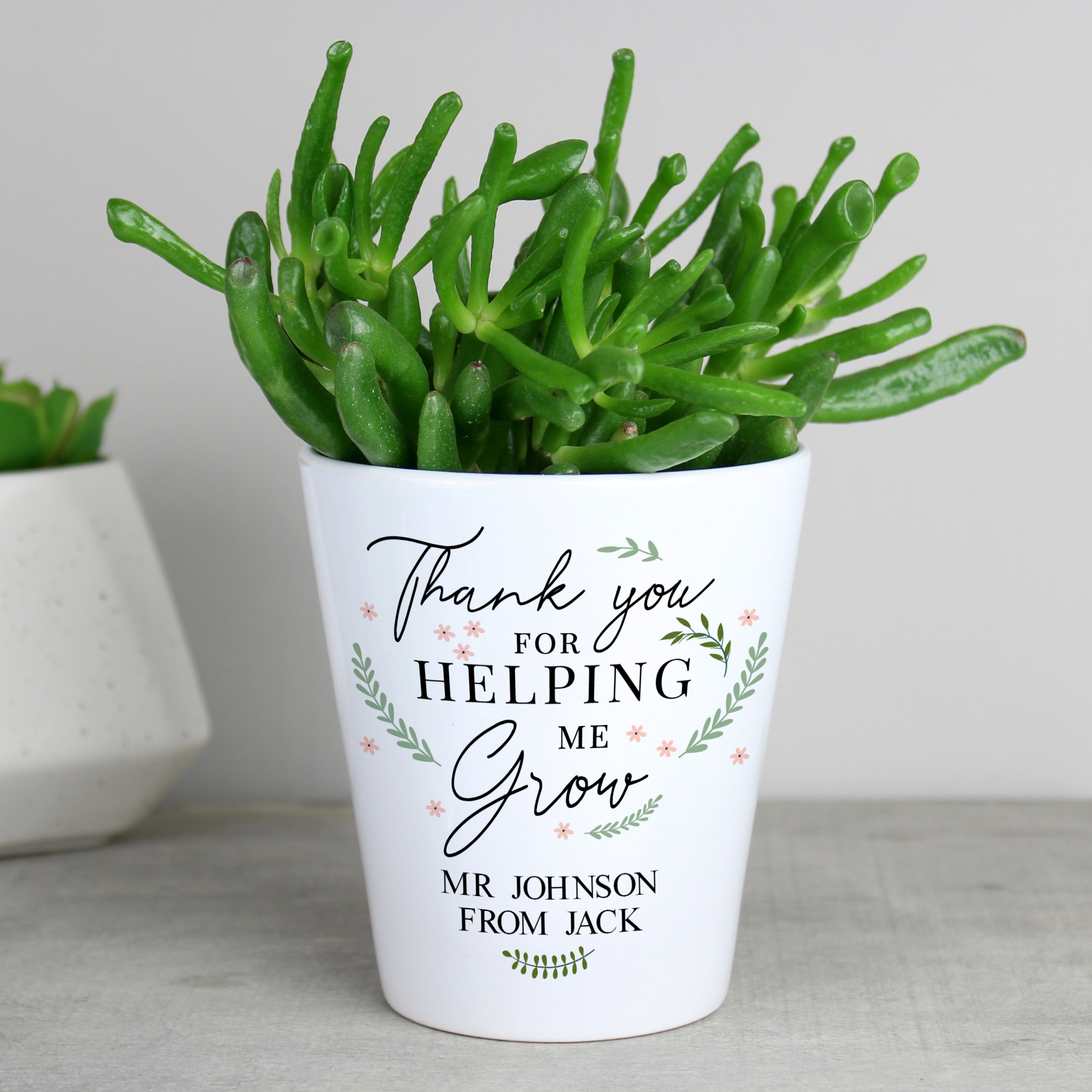 THANK YOU HELPING ME GROW PLANT POT