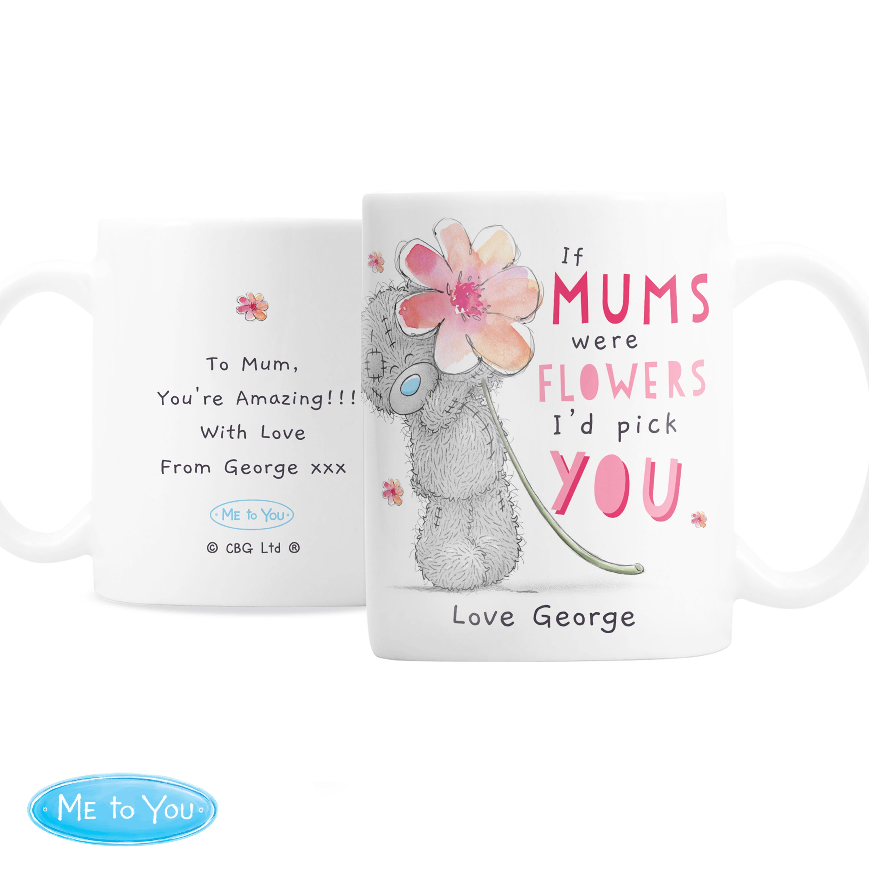 ME TO YOU FLOWERS MUG
